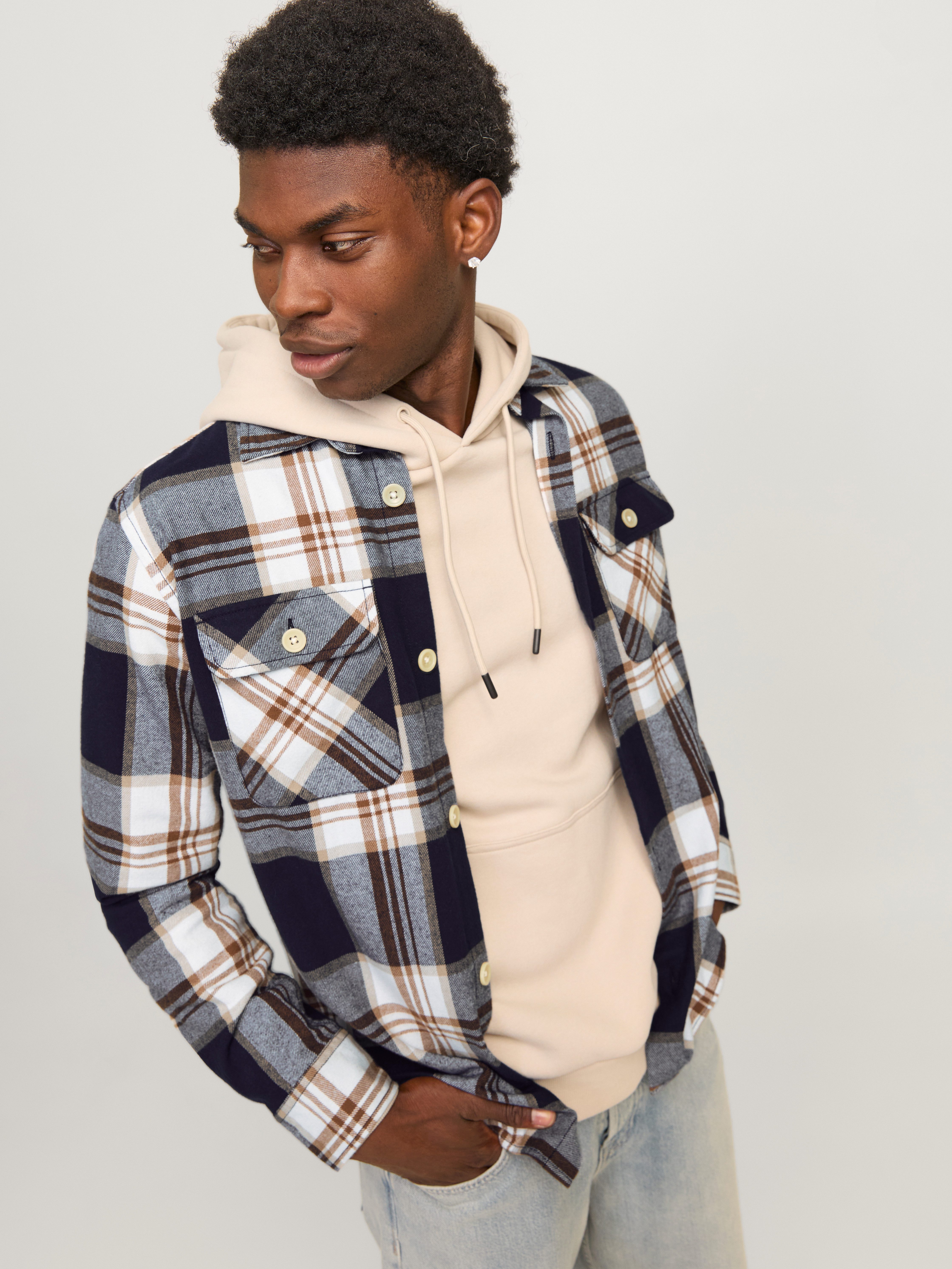 Jack & Jones Overhemd met lange mouwen JJEDARREN OVERSHIRT LS NOOS