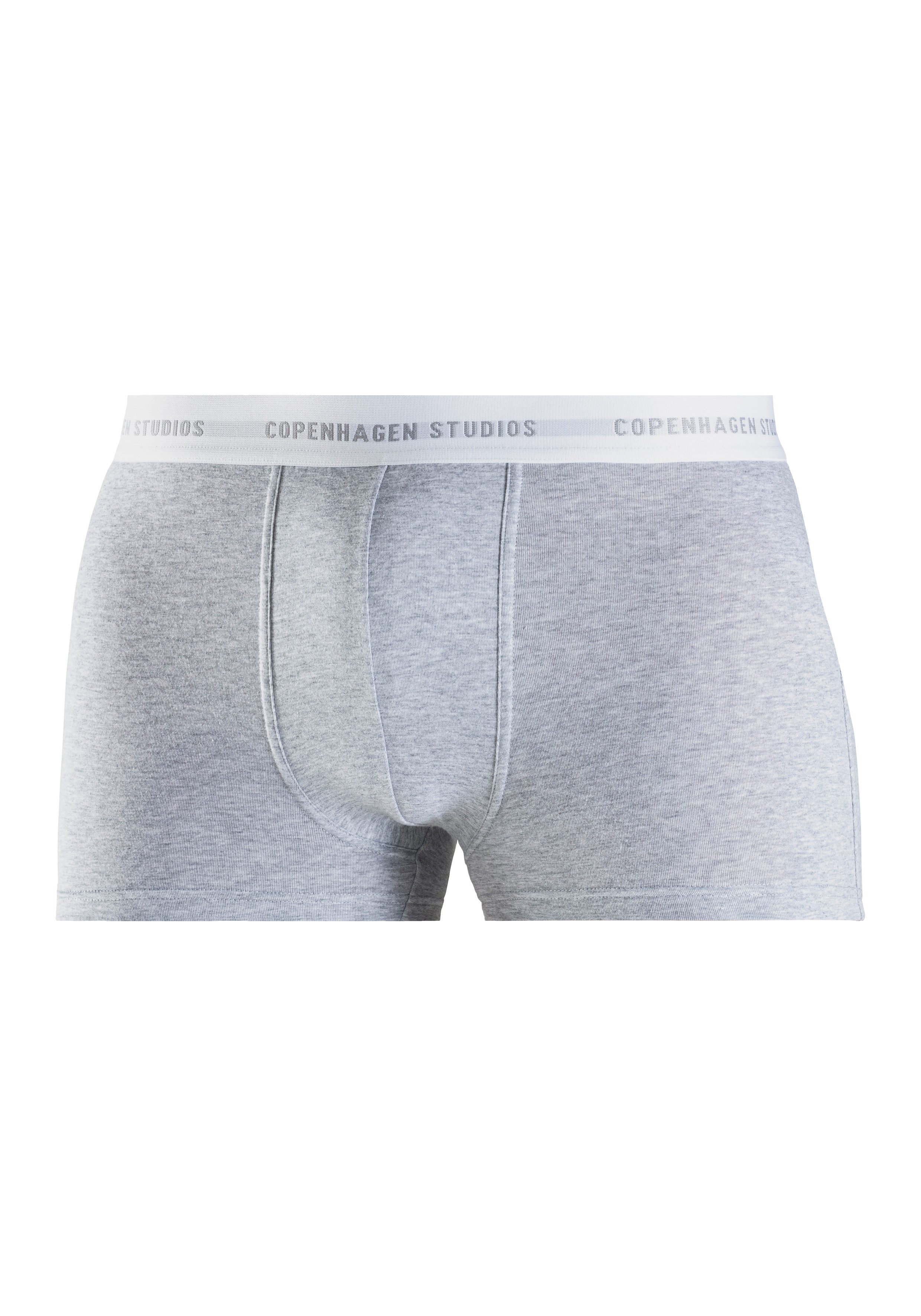 Copenhagen Studios Boxershort voor heren met witte logo-tailleband (set, 3 stuks)