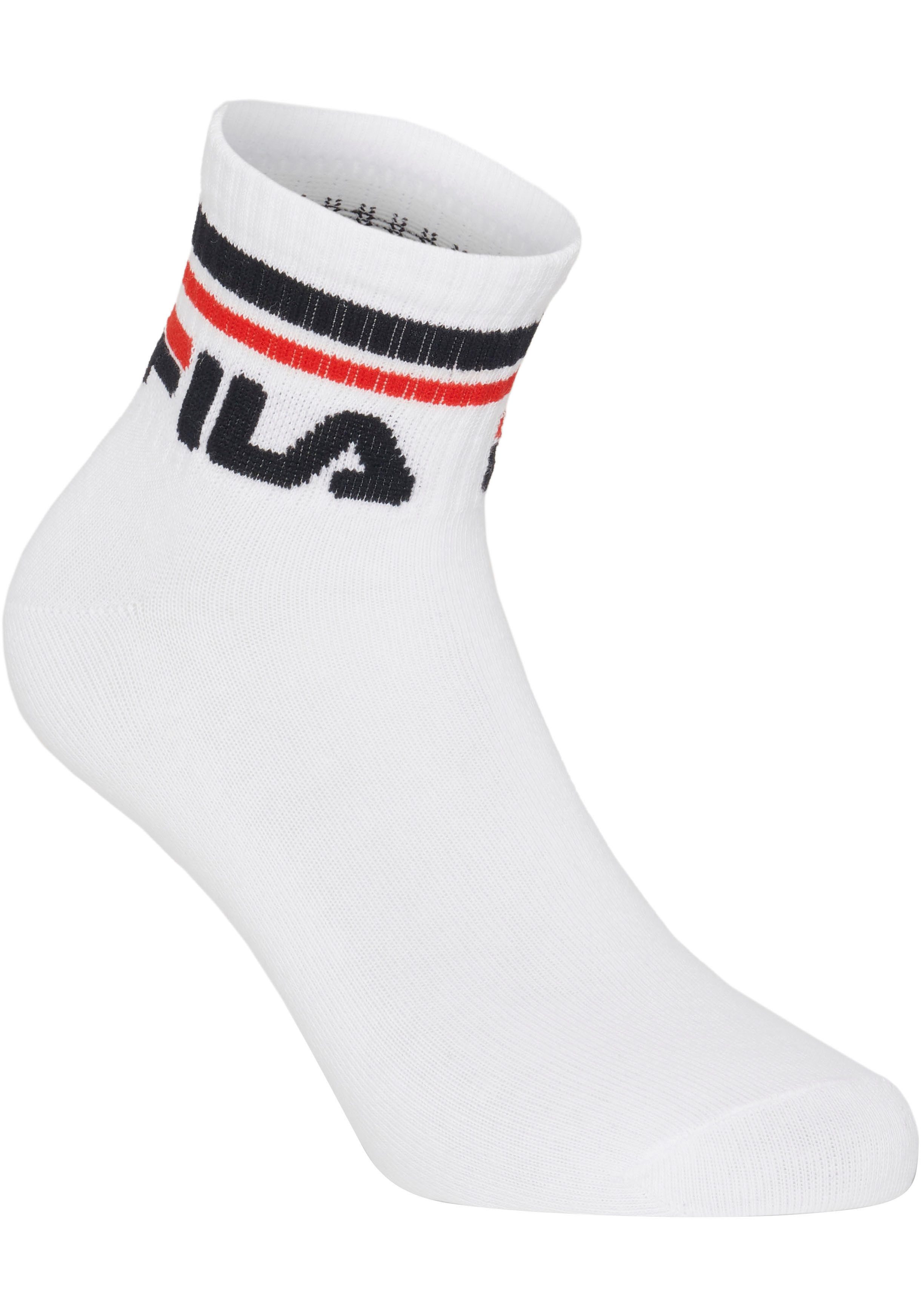 Fila Sportsokken met logo-opschrift (6 paar, Set van 6)