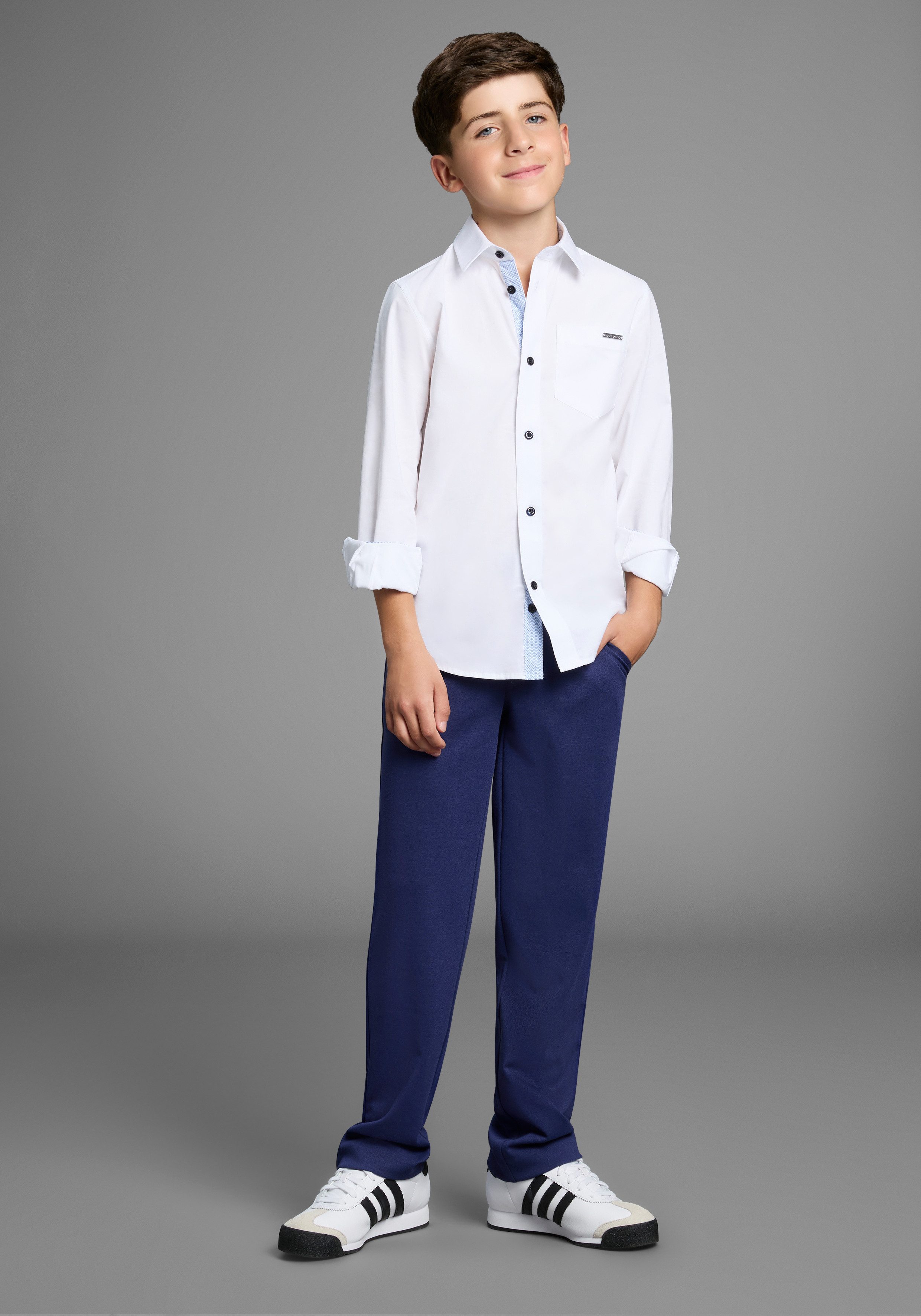 Bruno Banani Overhemd met lange mouwen Overhemd voor jongens NIEUW! BRUNO BANANI voor TIENERS. Elegant overhemd