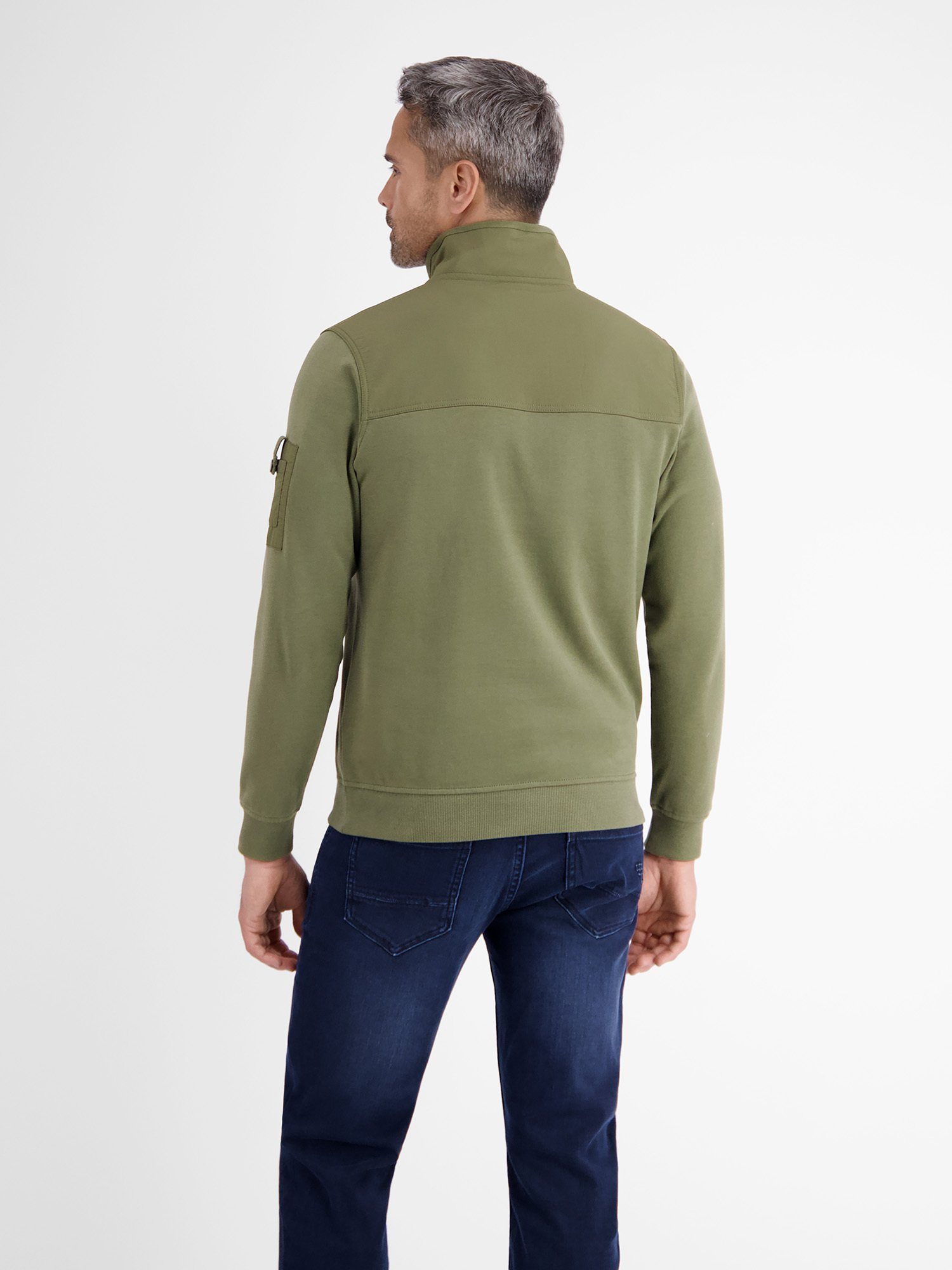 Lerros Sweatshirt LERROS troyer in zachte sweatshirtkwaliteit