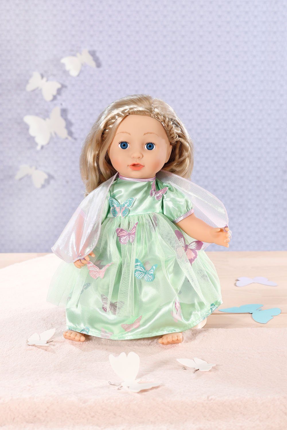 Zapf Creation® Poppenkleding Dolly Moda, feeënjurk met vleugels, 43 cm