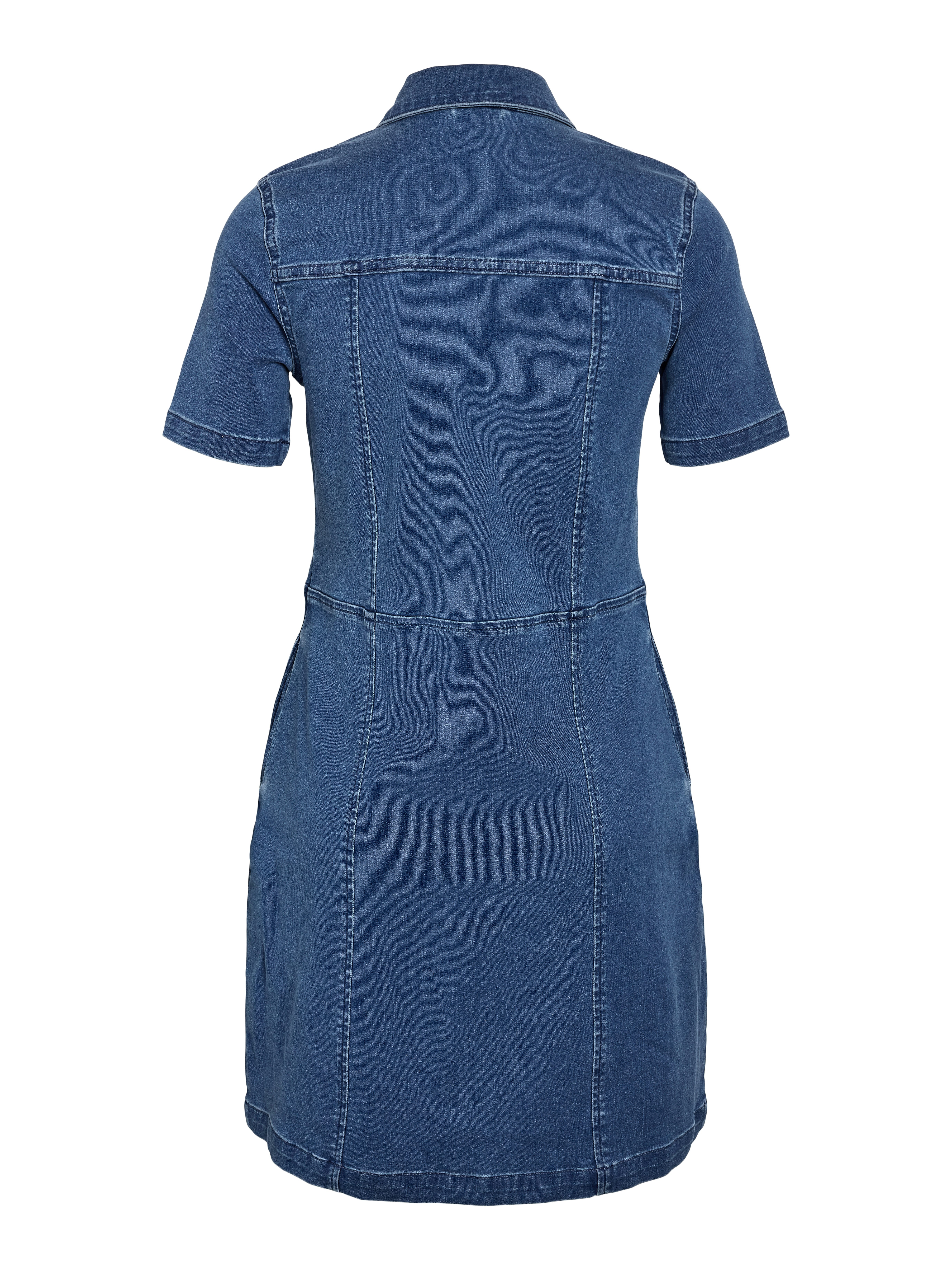 Noisy may Jeans jurk NMNISA S/S SLIM DENIM DRESS VI534MB NOOS