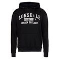 lonsdale hoodie smerlie zwart