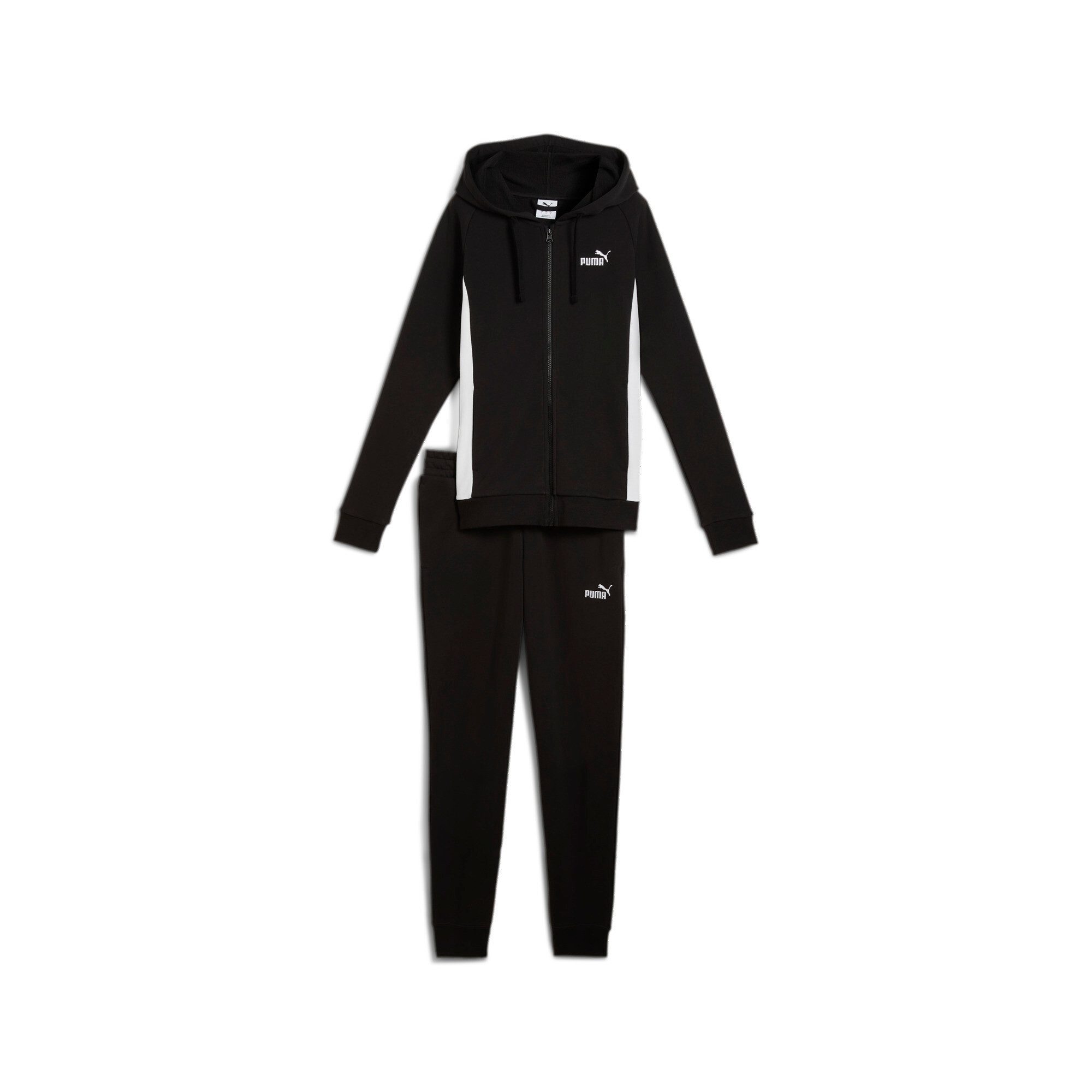 PUMA Trainingspak HOODED SWEAT SUIT TR CL (2-delig) fitness maat M zwart