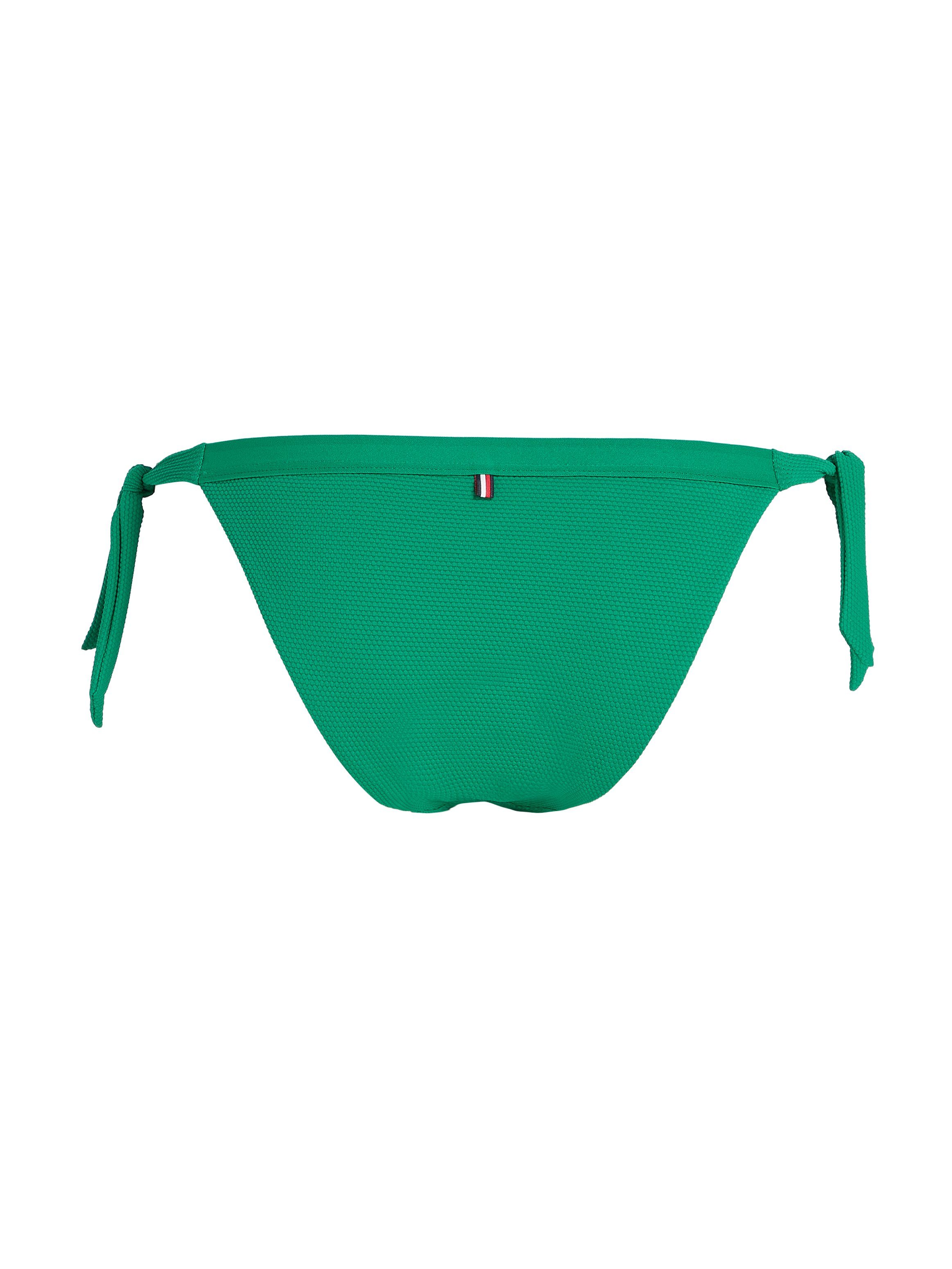 Tommy Hilfiger Swimwear Bikinibroekje SIDE TIE BIKINI met een logo-opschrift
