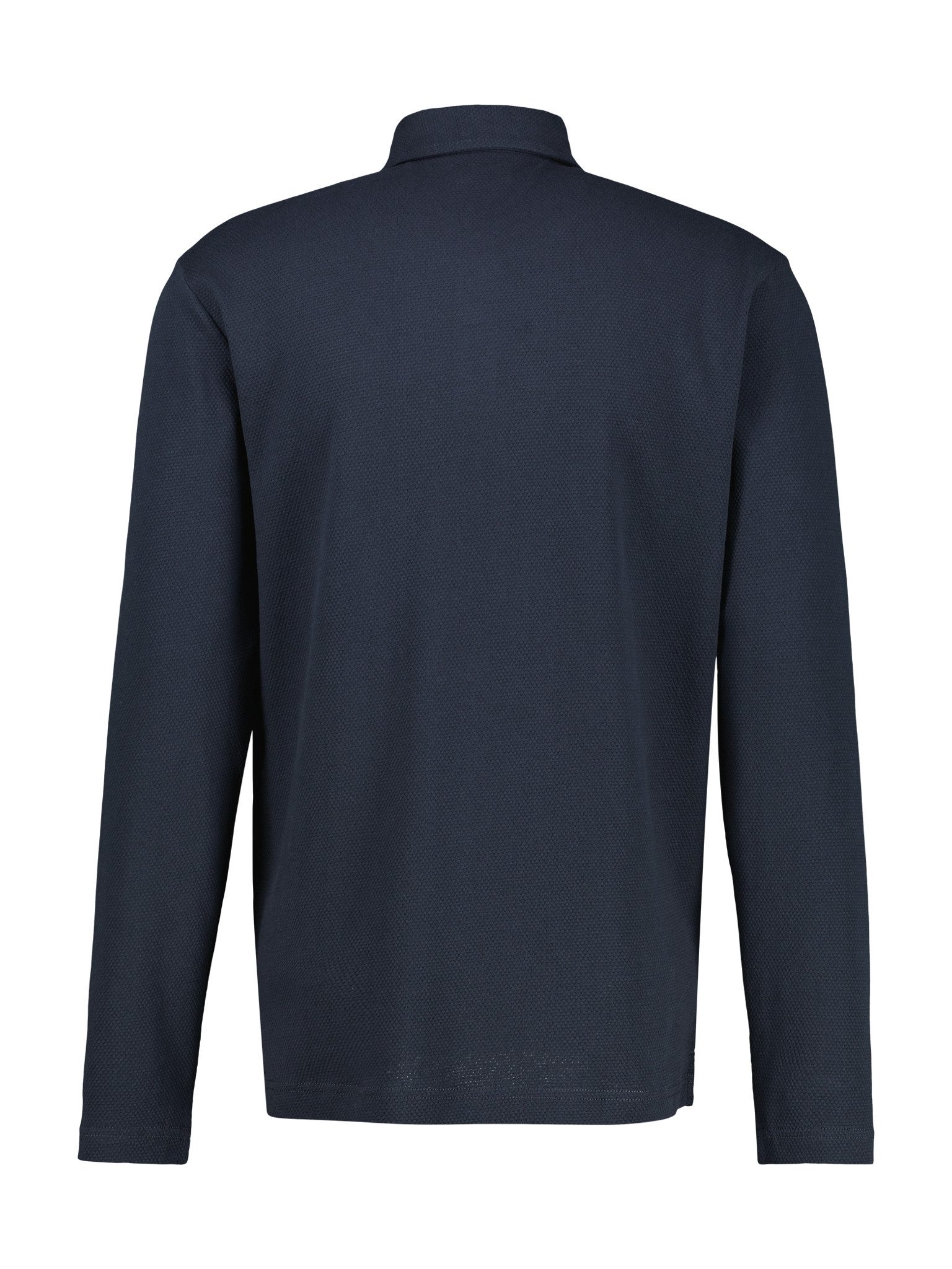 Lerros Poloshirt met lange mouwen met geborduurd logo
