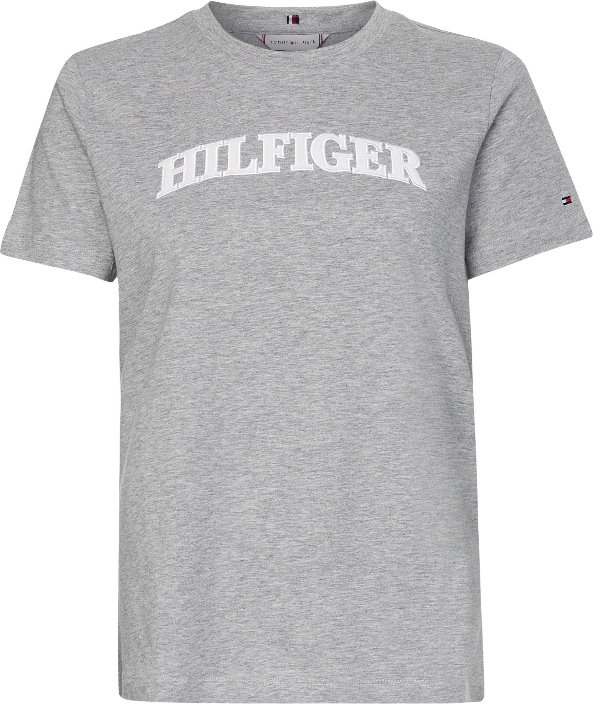 Tommy Hilfiger T-shirt REG TONAL HILFIGER C-NK SS met tommy hilfiger merklabel