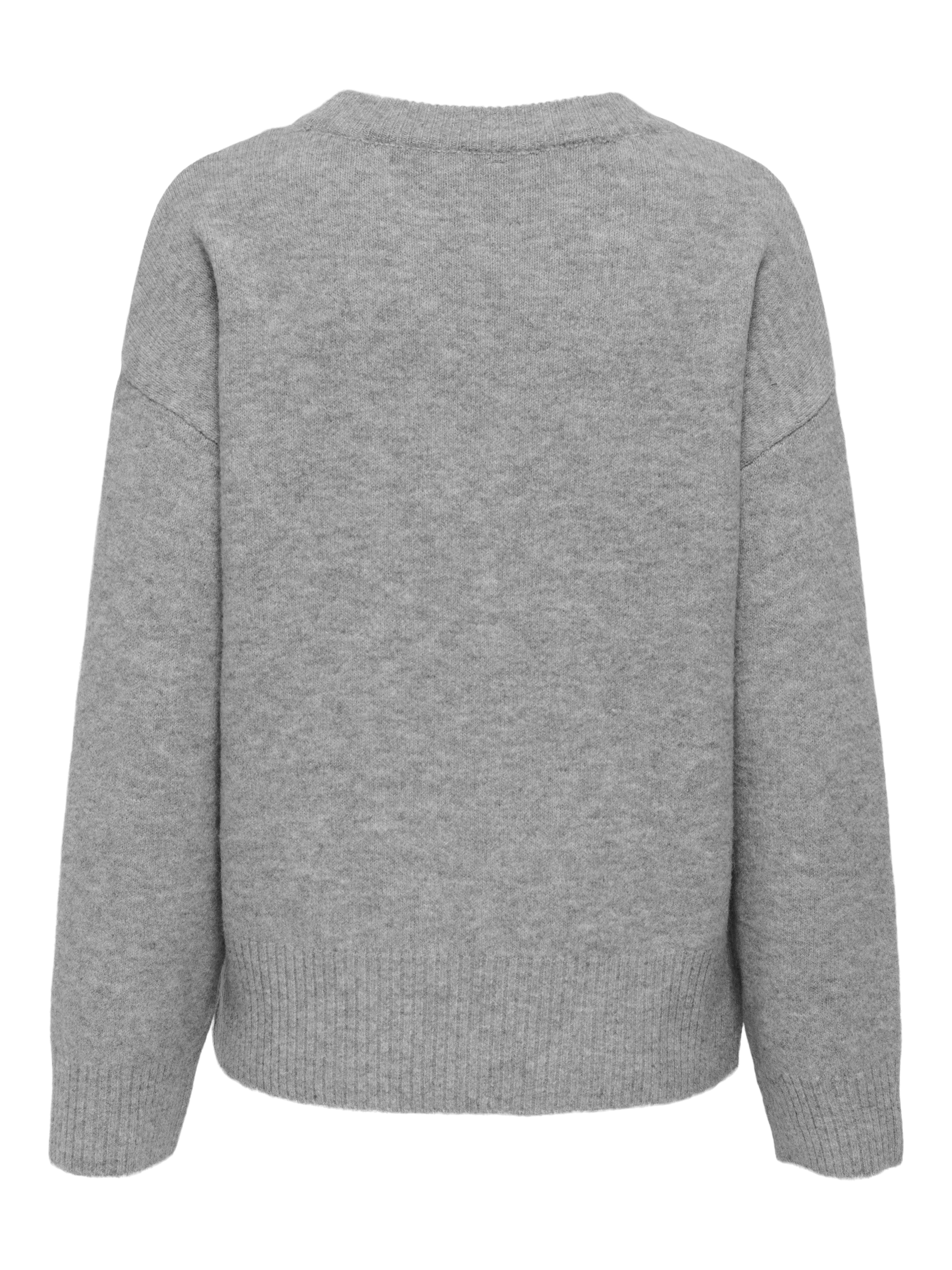 Only Gebreide trui ONLRENE LIFE LS BUTTON O-NECK CC KNT