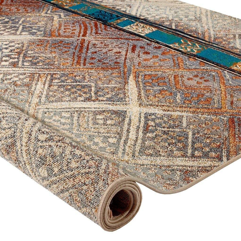 Dekowe Vloerkleed Susan modern ruiten design, geschikt voor binnen en buiten, woonkamer