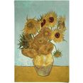 reinders! poster zonnebloemen vincent van gogh - bloem - plant - befaamd schilderij (1 stuk) geel