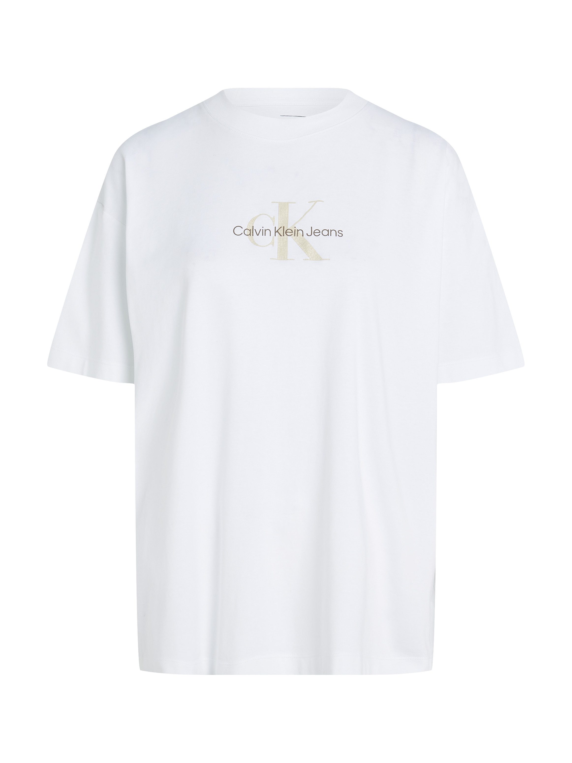 Calvin Klein T-shirt TEXTURED MONOLOGO BOYFRIEND TEE