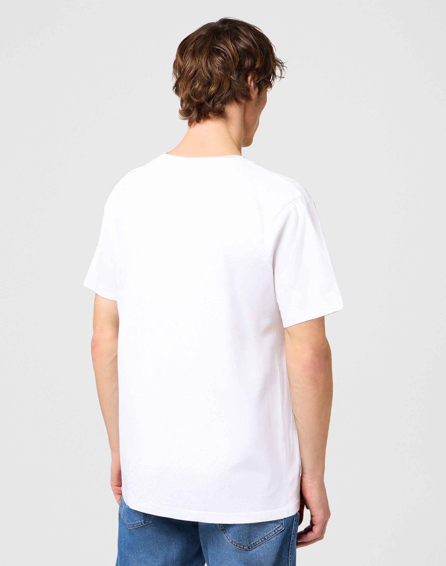 Wrangler T-shirt Sign Off (2-delig, Set van 2)