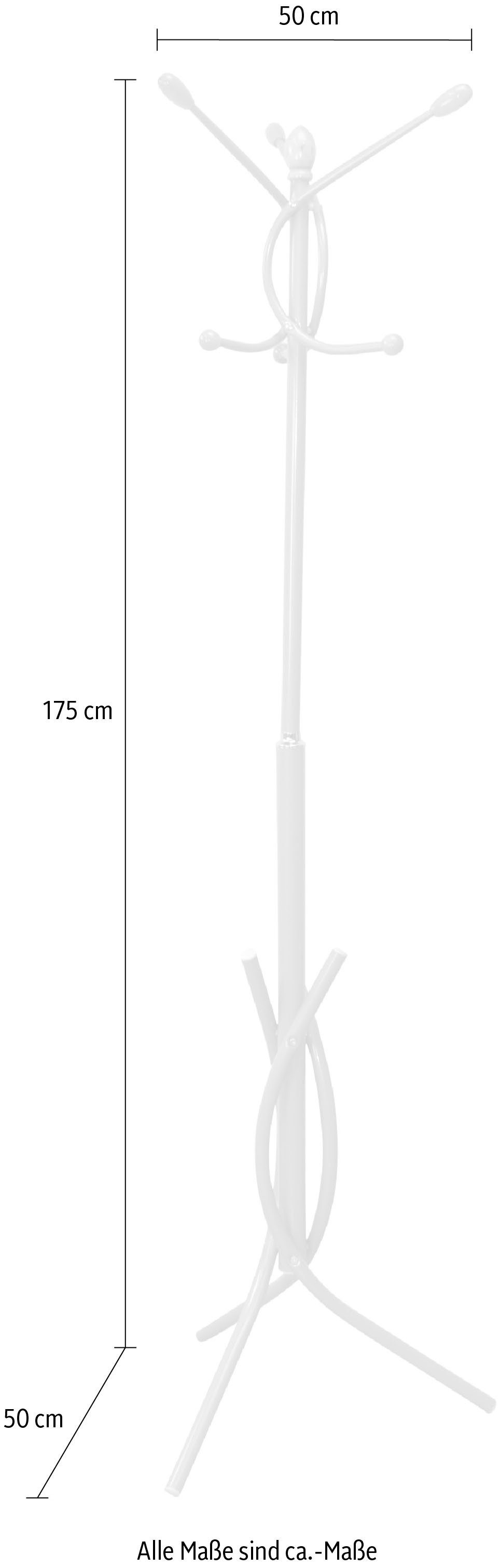 academisch herten Enten INOSIGN Kapstok van metaal, hoogte 175 cm, 6 haken online kopen | OTTO