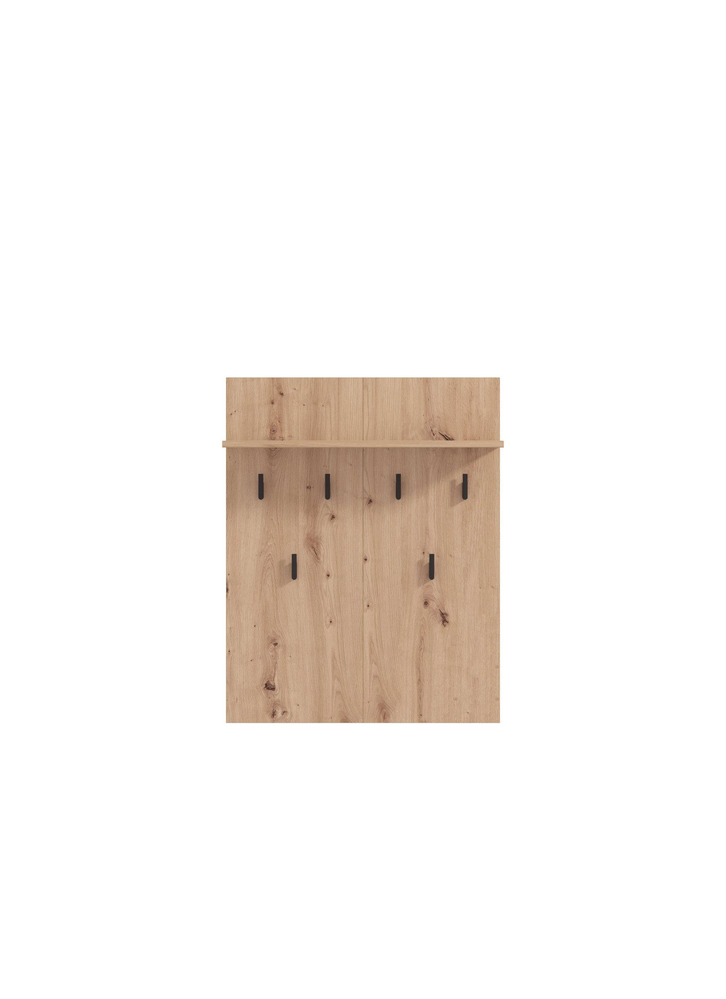 INOSIGN Halmeubelset Landes, halmeubelen, breedte 189 cm, in artisan eik met strepen (set, 5-st) incl. 2 kasten, zitbank, garderobe paneel en spiegel (complete set, 5-delig)