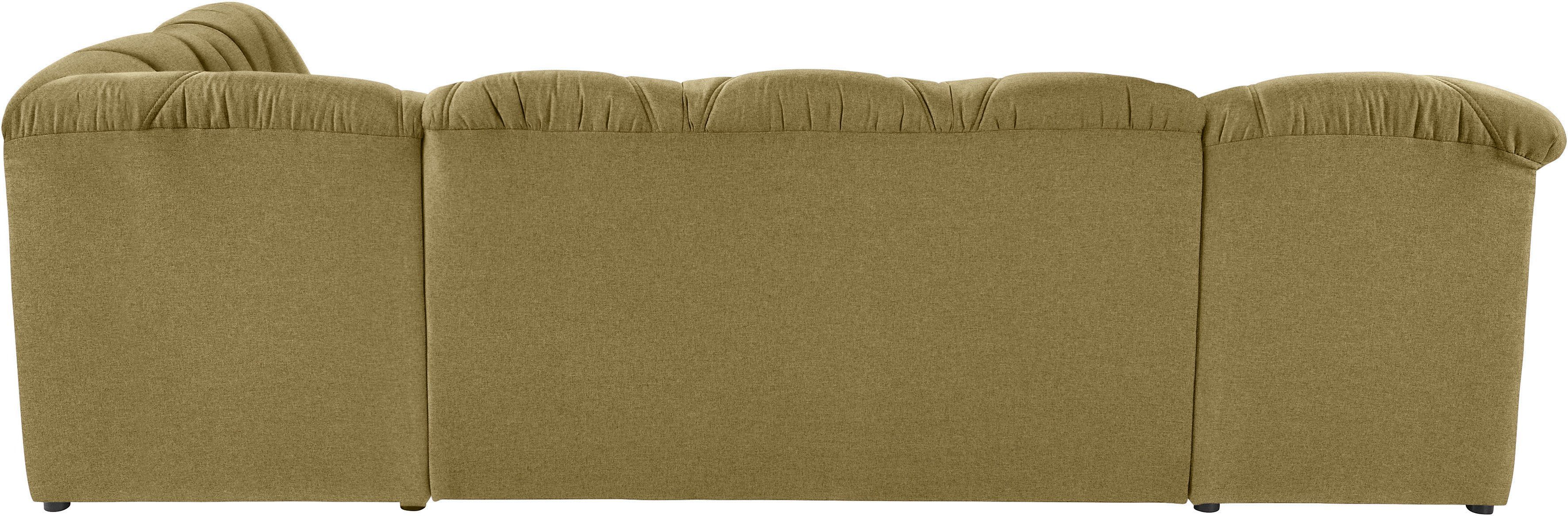 DOMO collection Zithoek Papenburg U-vorm in grote veelvoud aan kleuren, slaapfunctie naar keuze, vrij plaatsbaar