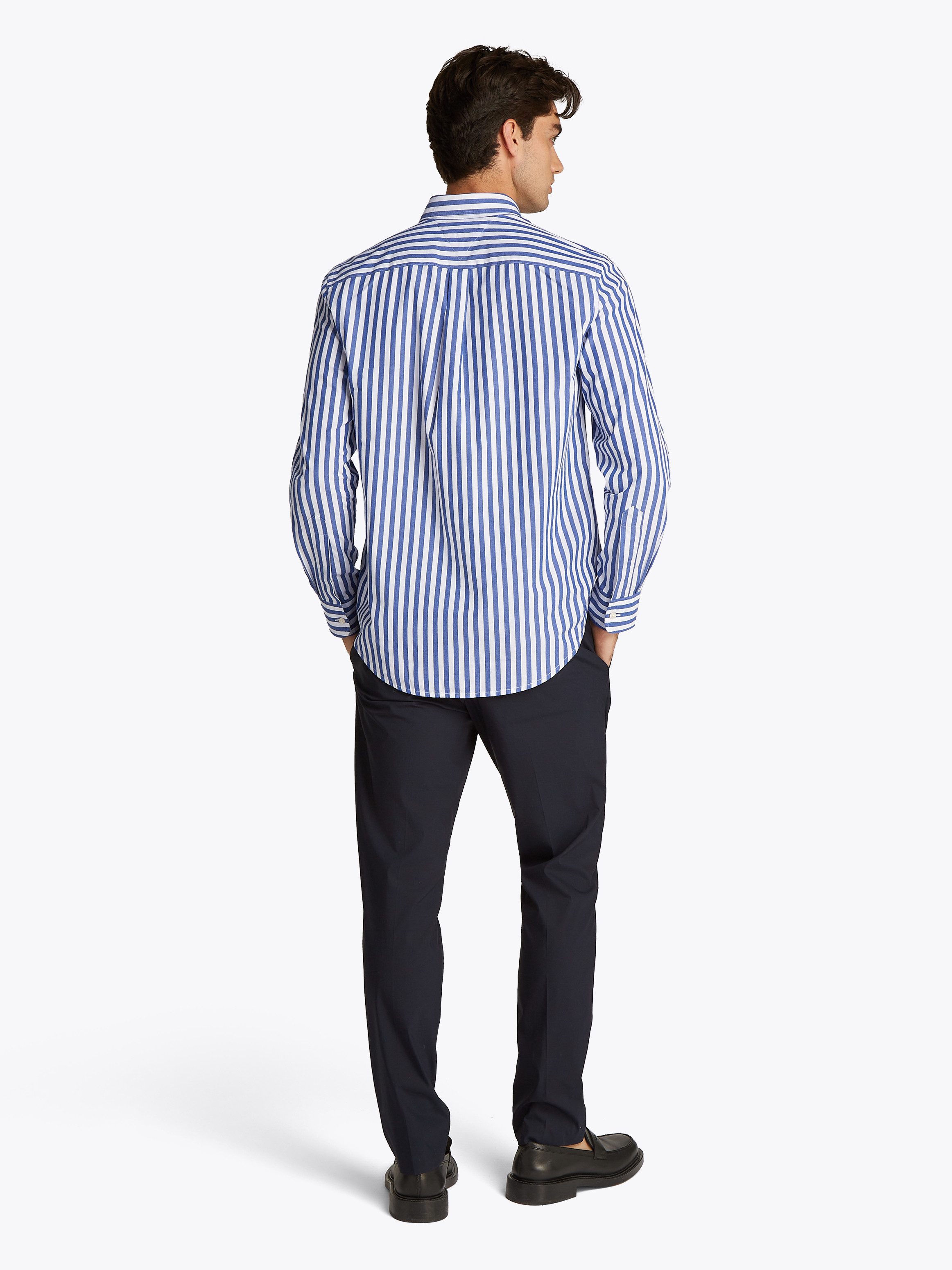 Tommy Hilfiger Overhemd met lange mouwen FLEX POPLIN BOLD STRIPE RF SHIRT