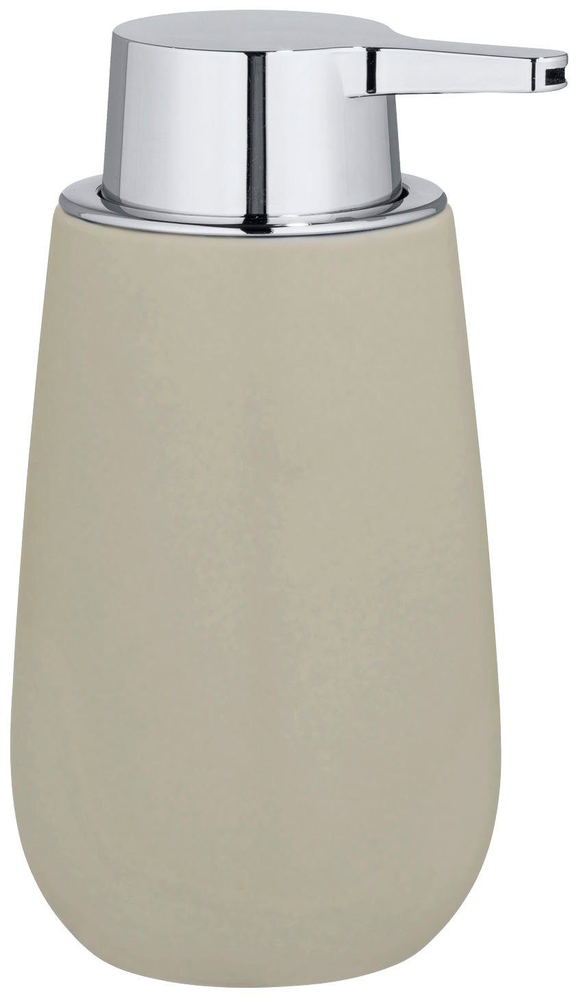 WENKO Zeepdispenser Badi Beige keramiek, 320 ml (1-delig) zeepdispensers grijs