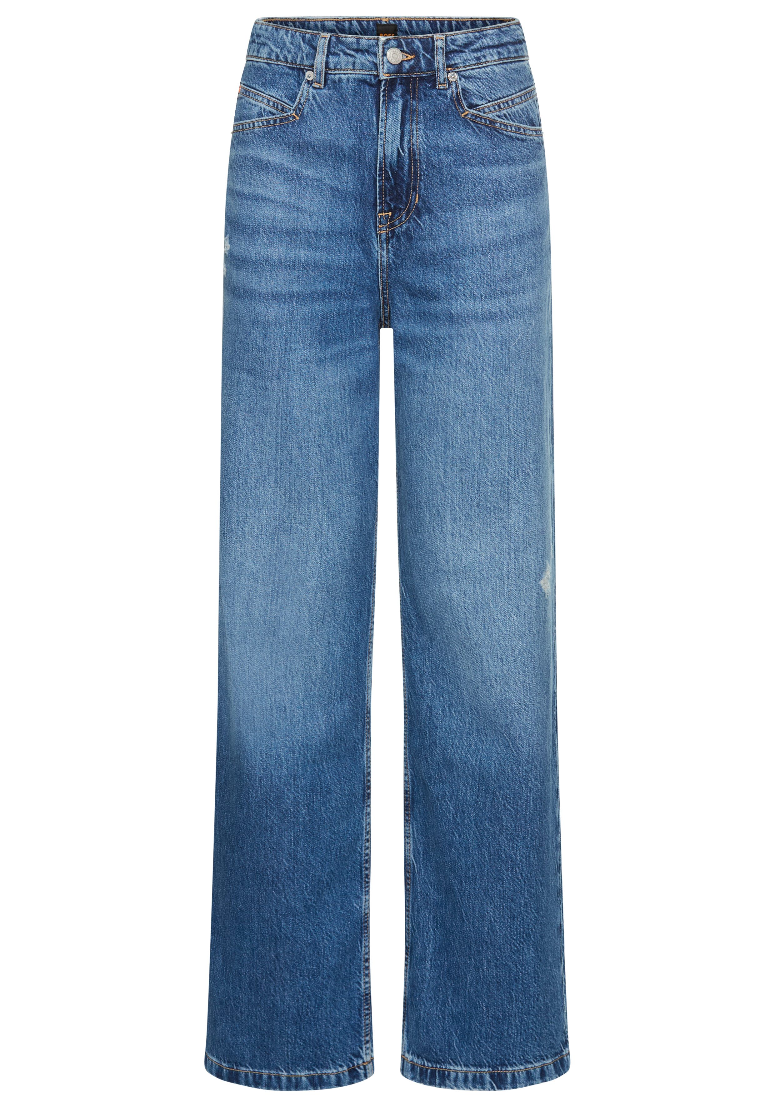 Boss Orange Wijde jeans Marlene High Rise Premium Damesmode