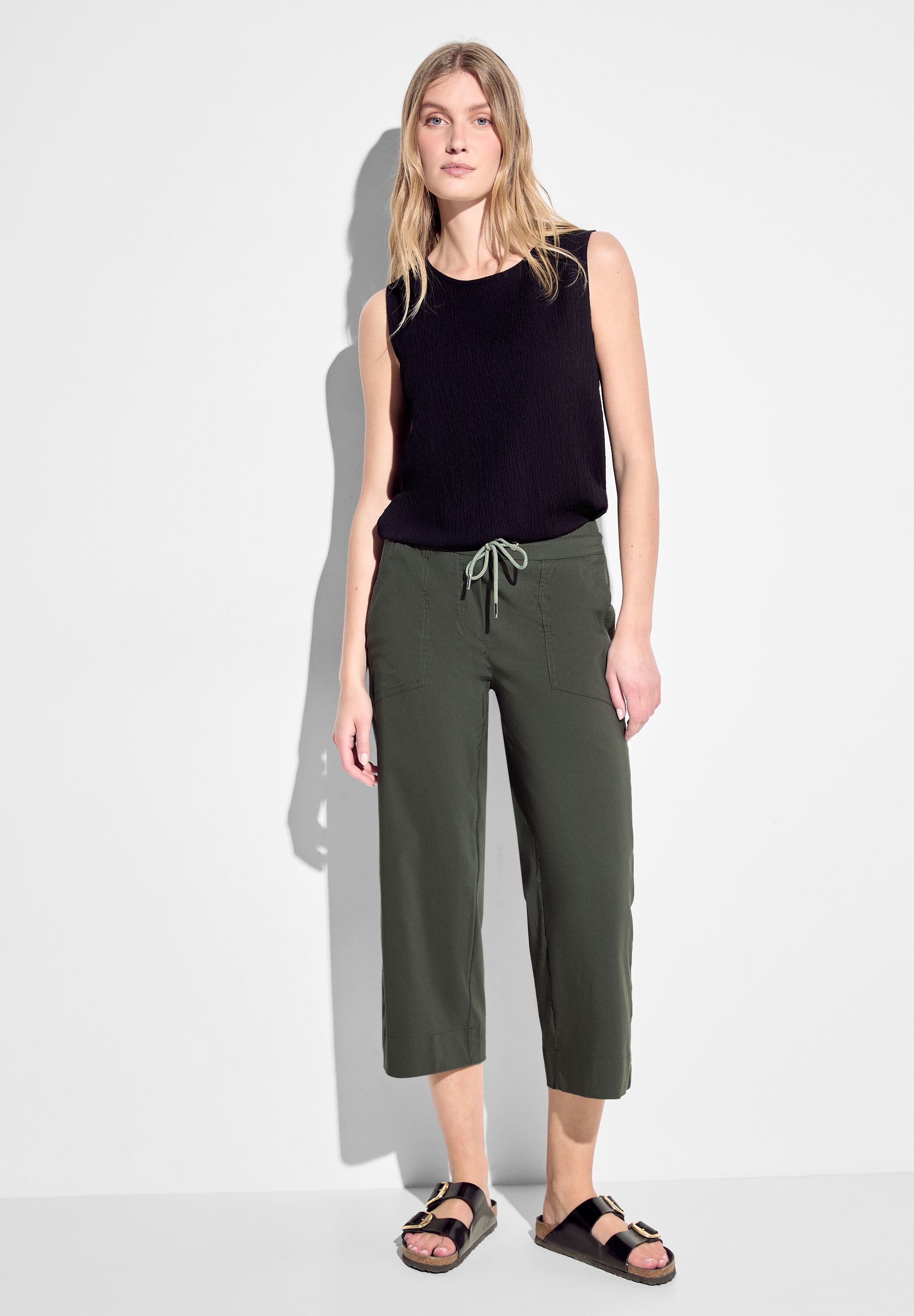 Cecil 3 4 broek Style Neele met zomerstretch