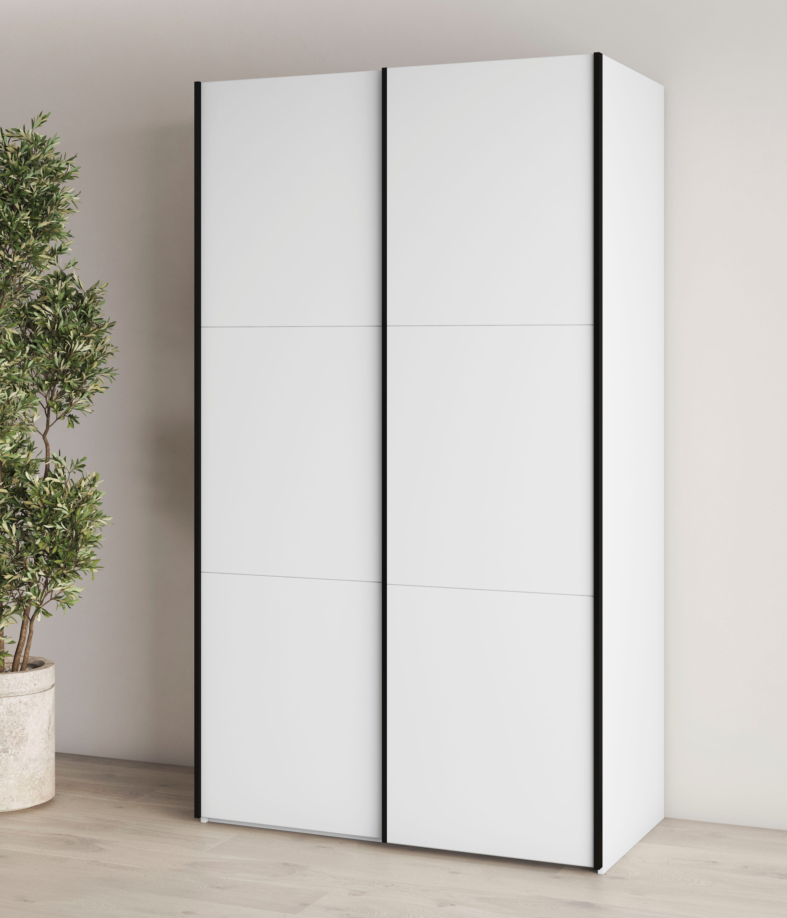 Home affaire Kledingkast Eastvale, 120x64x210 cm, ideaal voor kleine ruimtes of niches kledingkasten wit