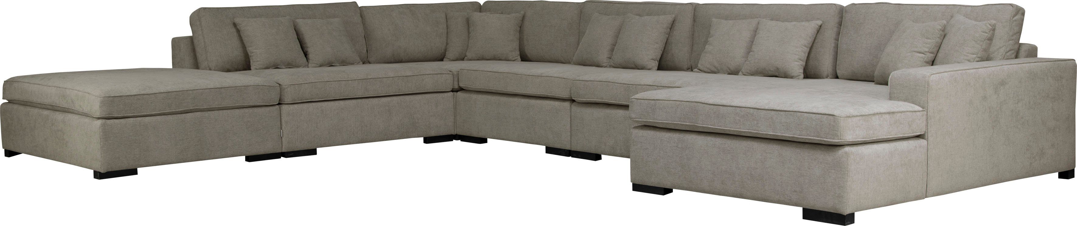 Guido Maria Kretschmer Home&Living Zithoek Skara U-vorm Loungebank met binnenveringsinterieur, in vele overtrekkwaliteiten