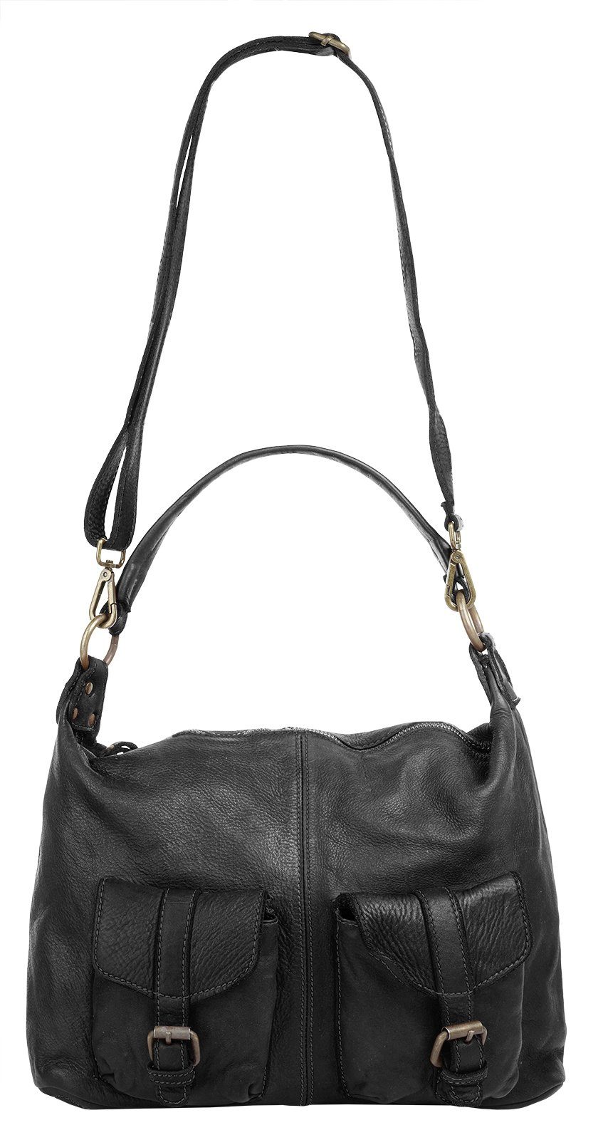 Cluty Shopper echt leer, made in italy
