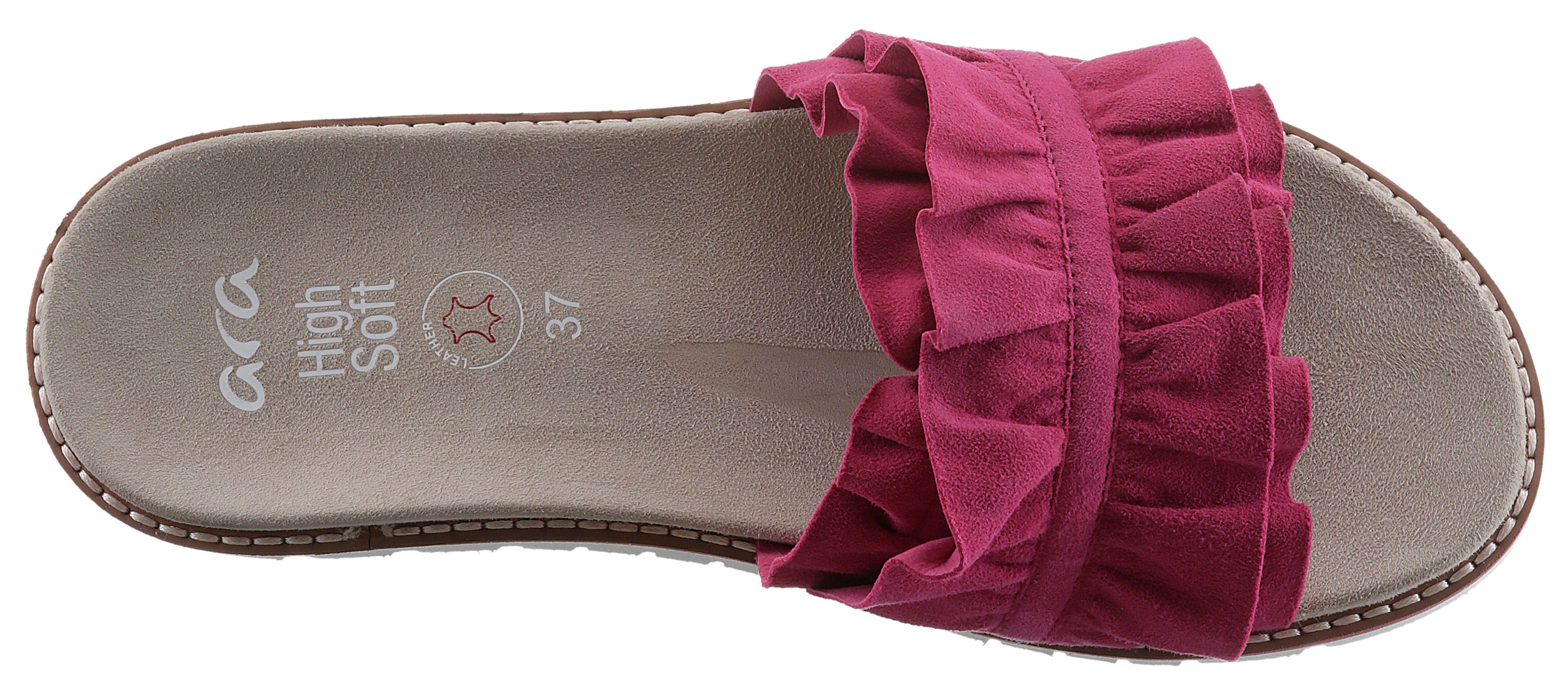 Ara Slippers KENT , sleehak, zomerschoen, pantoffels met slip-on
