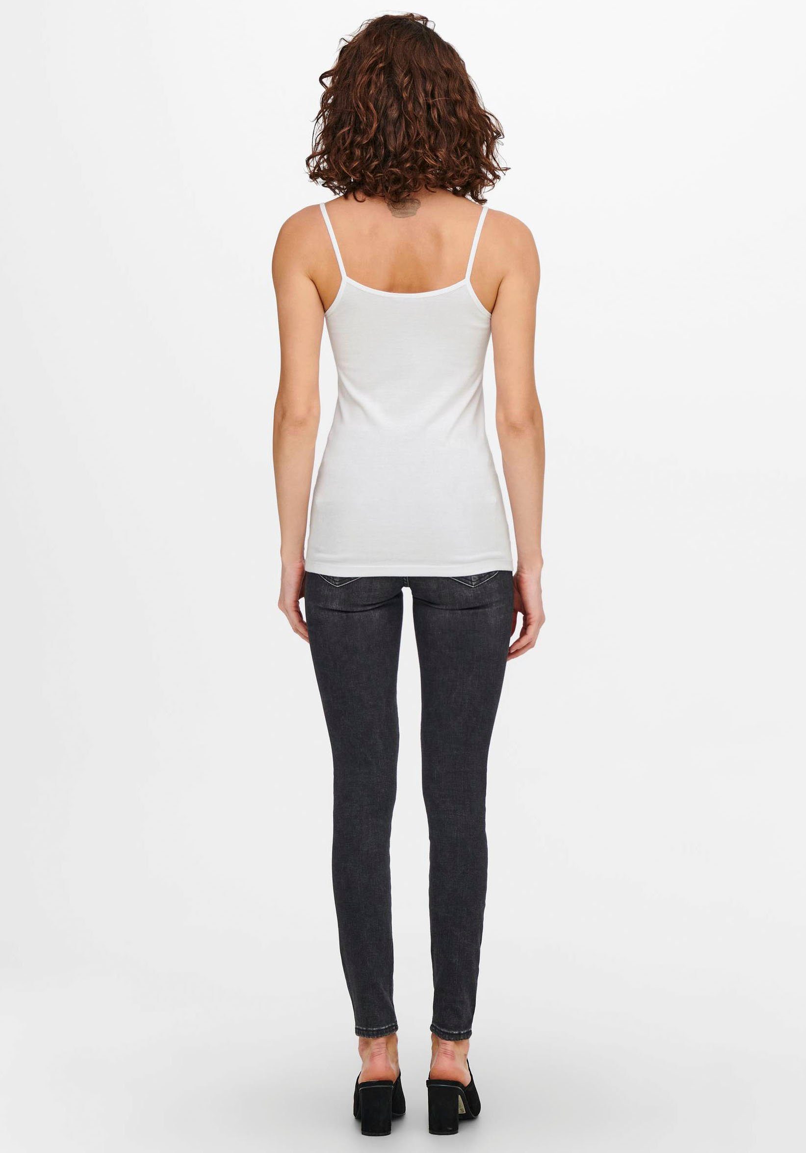 Only Kanten top ONLKIRA LACE SINGLET 2PACK NOOS (Set van 2)