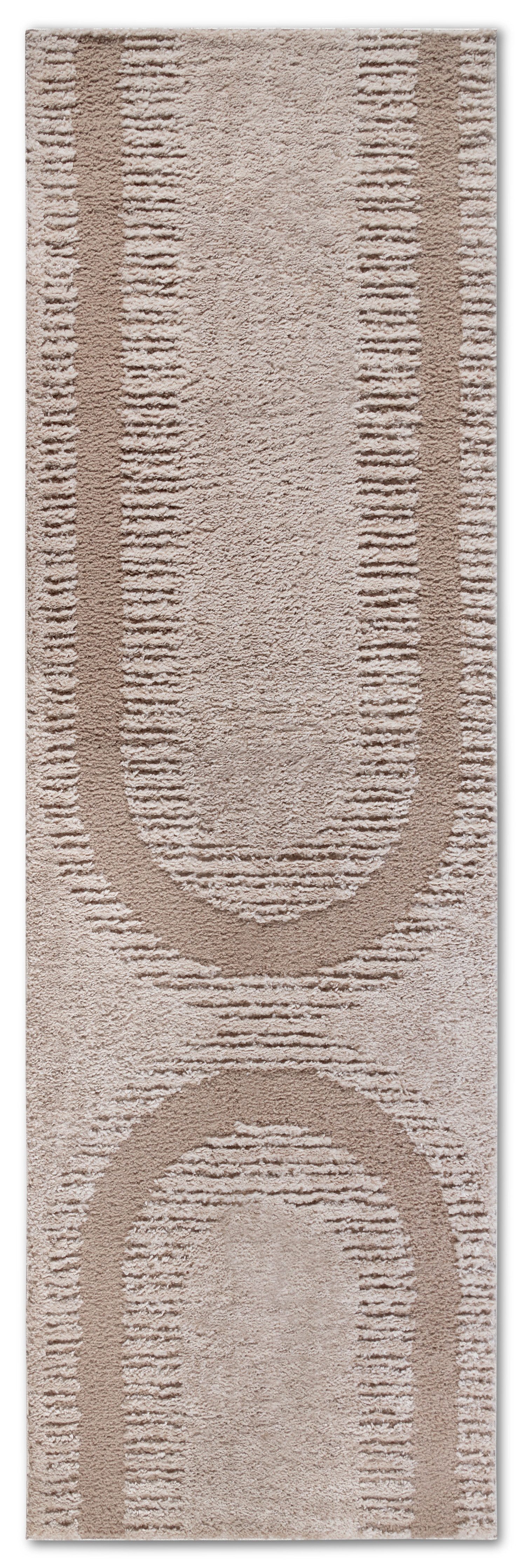 ELLE DECORATION Design-vloerkleed Bartoux Hoogpolig, shaggy, loper, zacht, langpolig, modern, hoog-laag effect