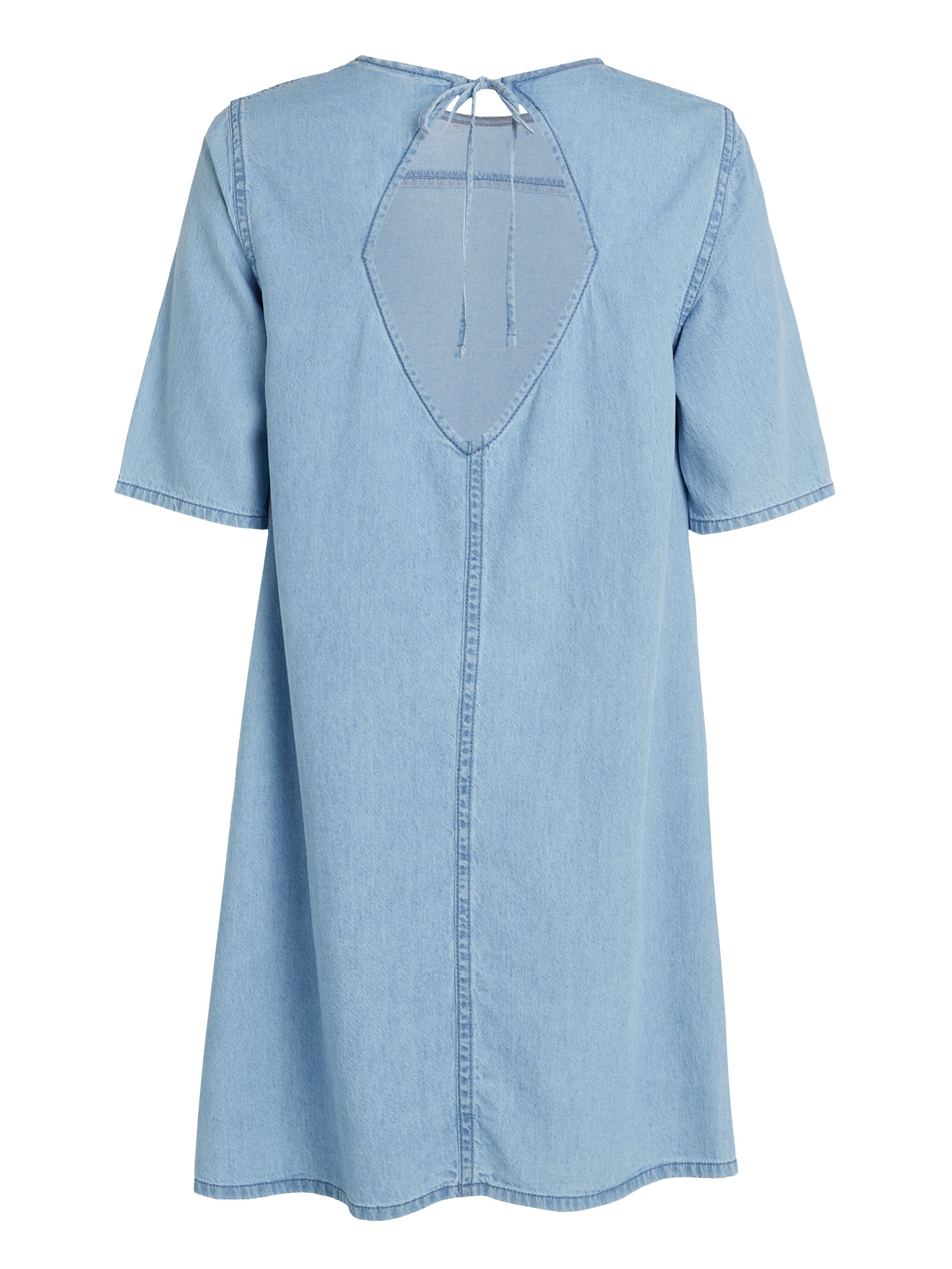 Tommy Jeans Curve Blousejurk TJW CHAMBRAY A-LINE SS DRESS EXT
