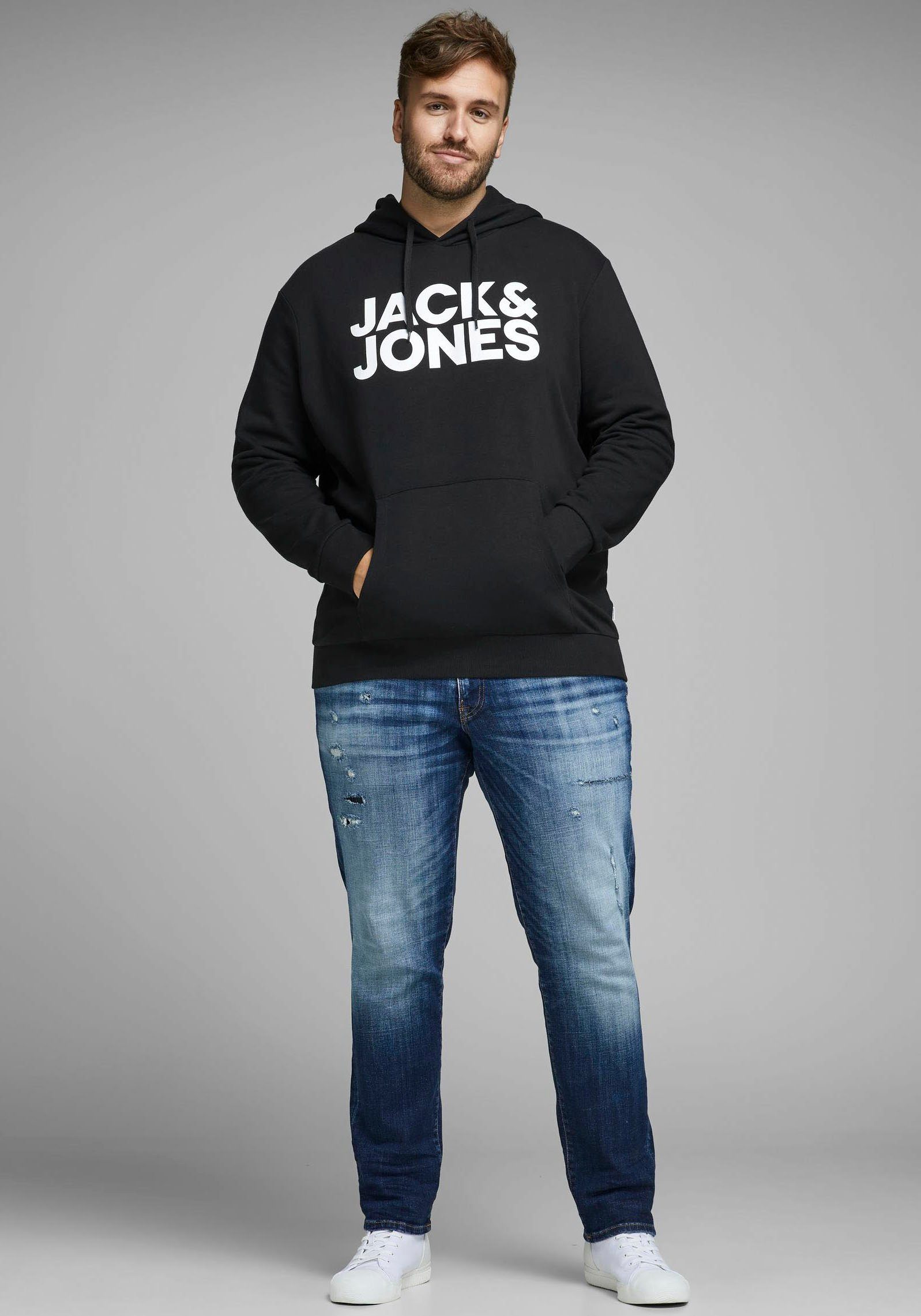 Jack & Jones PlusSize Hoodie CORP LOGO SWEAT HOOD