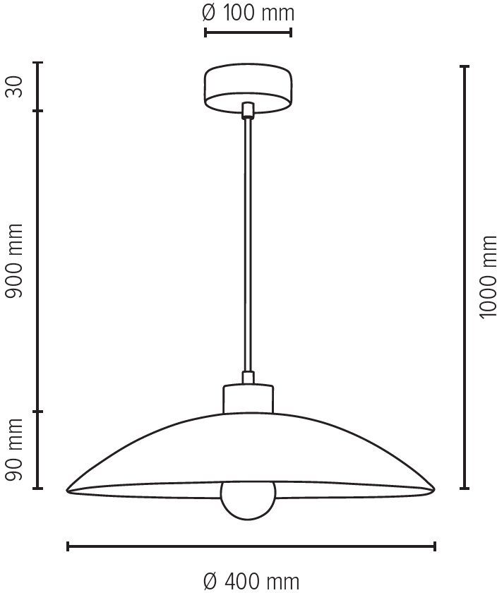 SPOT Light Hanglamp JONA Hanglamp, natuurproduct van massief hout, kabel in te korten