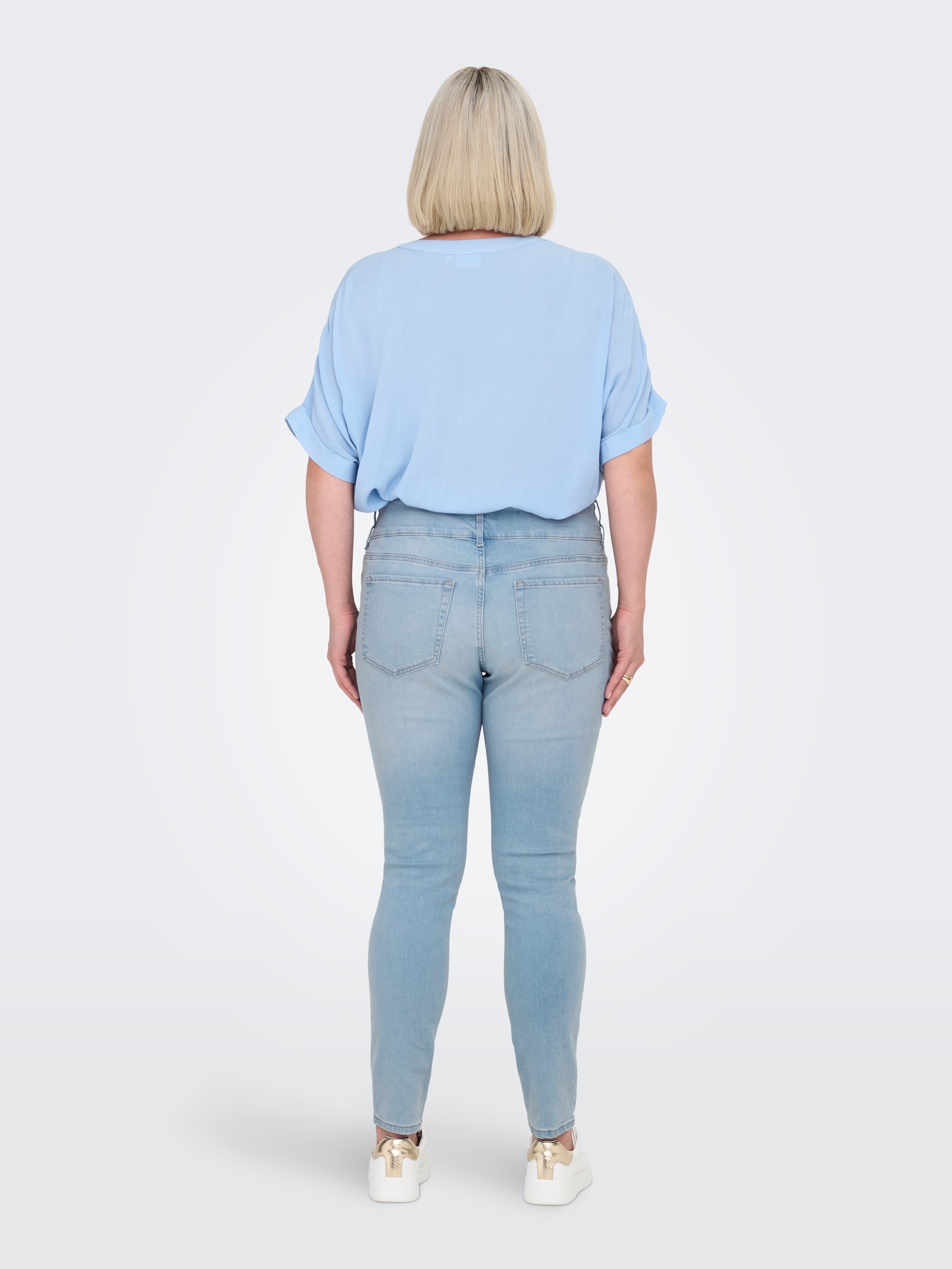 ONLY CARMAKOMA High-waist jeans CARANNA HW SKINNY ANK DNM ANA NOOS