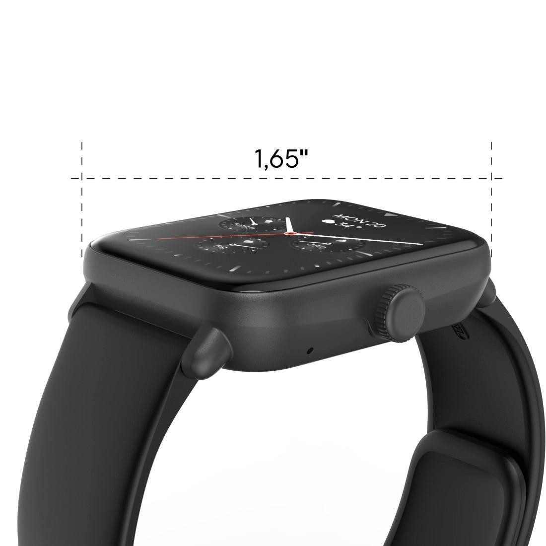 Hama Smartwatch 1,65“ met GPS (fitness, belfunctie, hartslag, waterdicht)