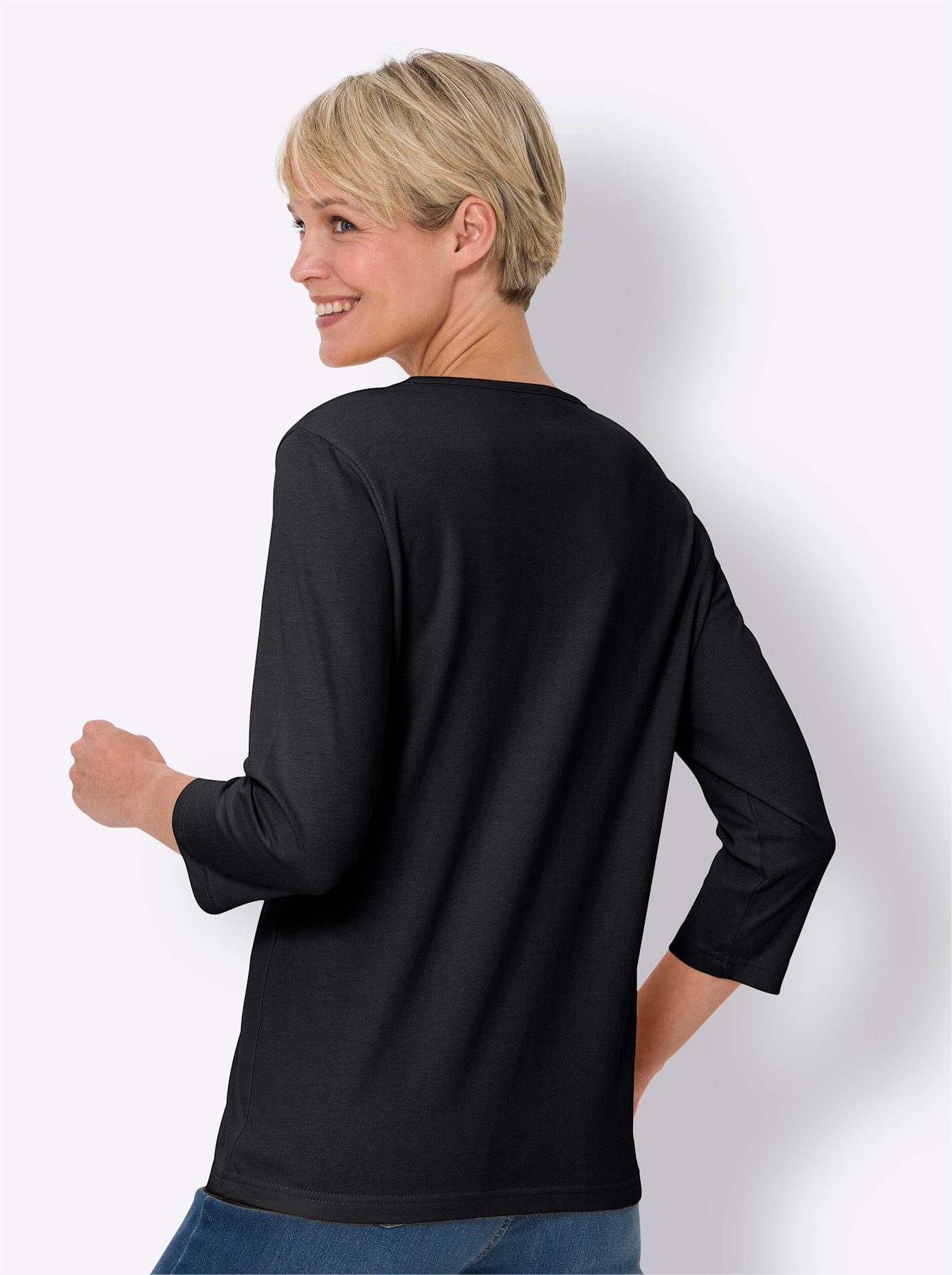Classic Basics Shirt met 3/4 mouwen Shirt met 3/4-mouwen (1-delig)