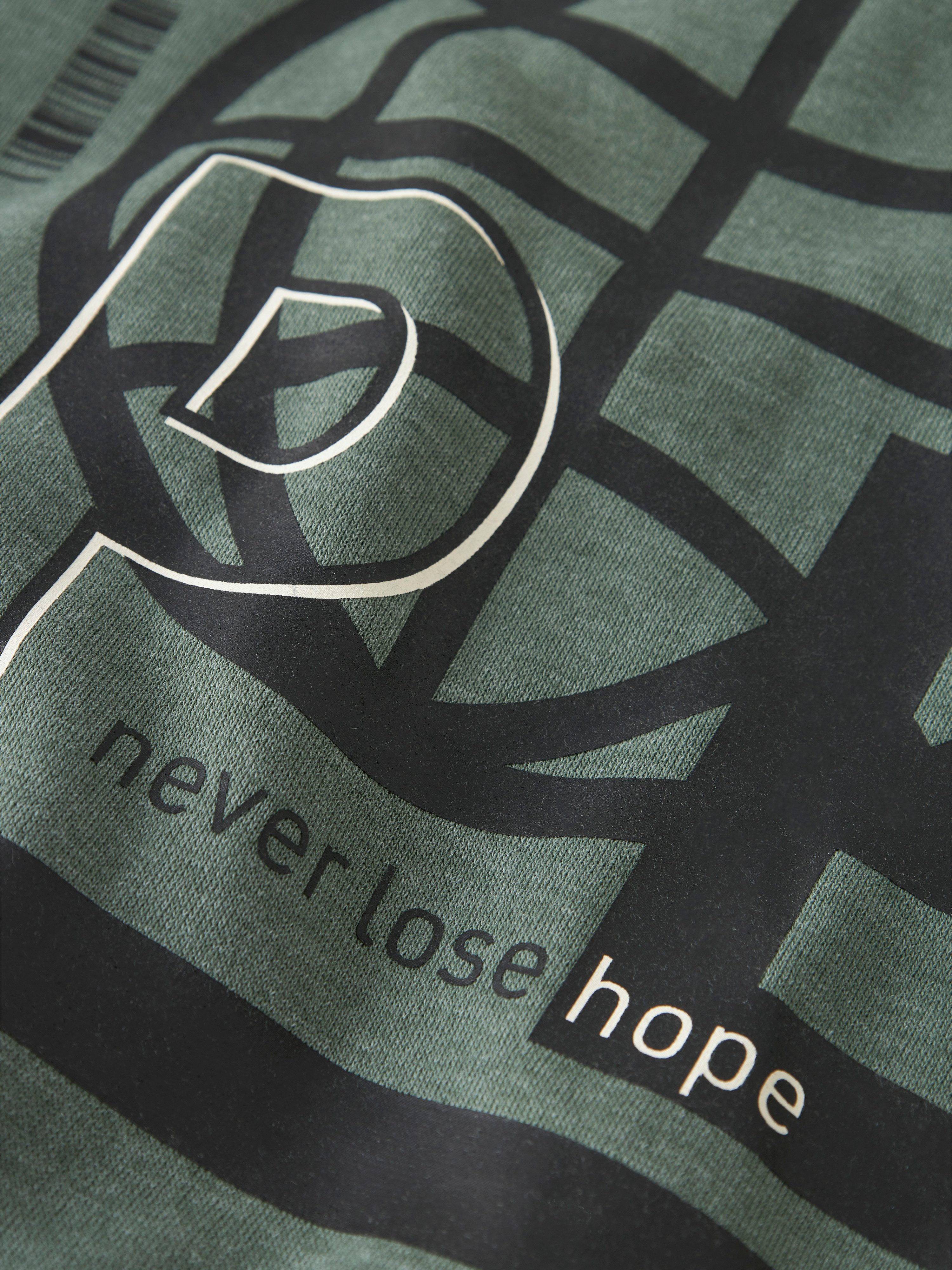 Name It Sweatshirt NKMOLAF LS NREG SWE WH BRU PB