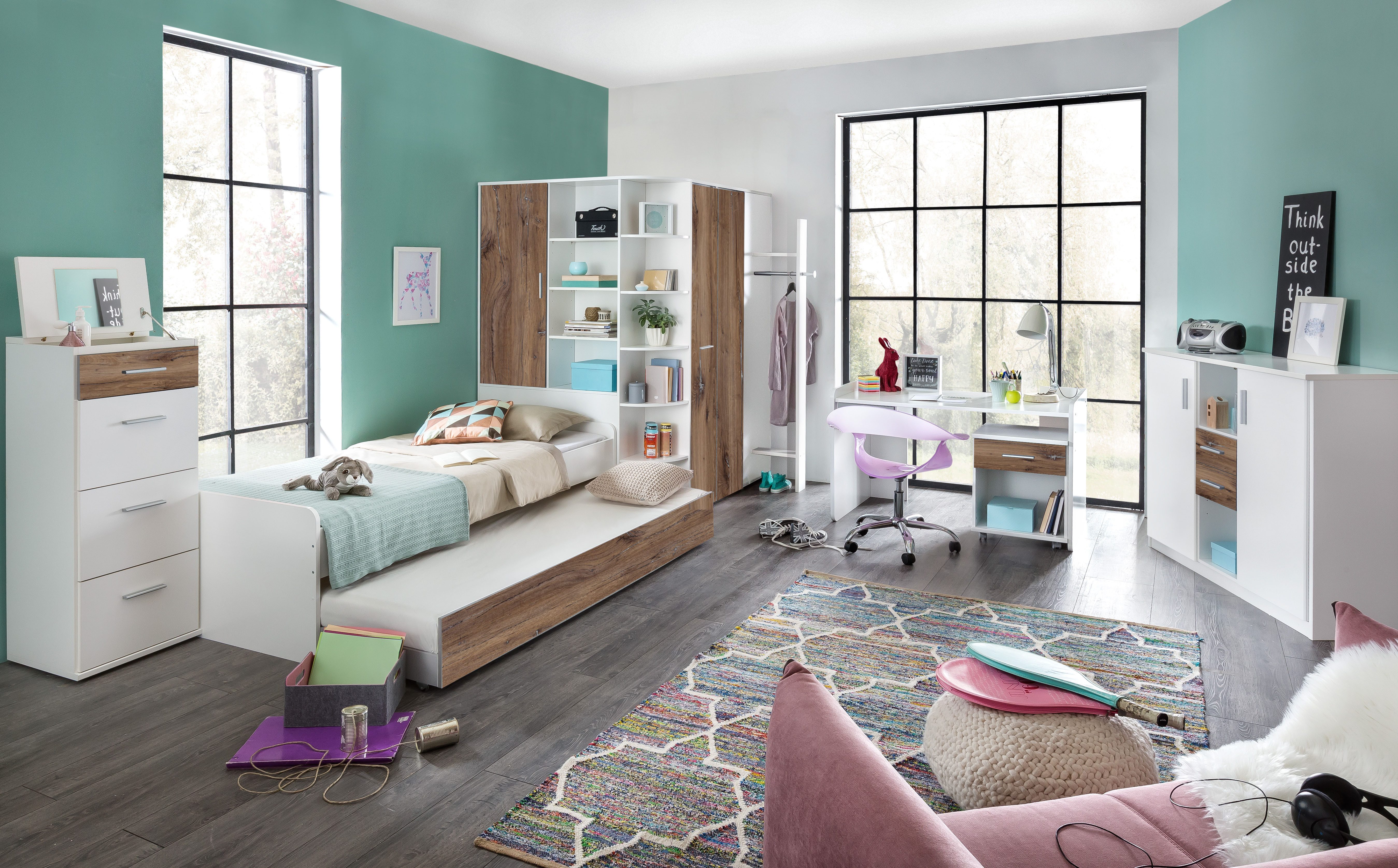 Wimex Lade Joker extra slaapgelegenheid, logeerbed, inclusief lattenbodem