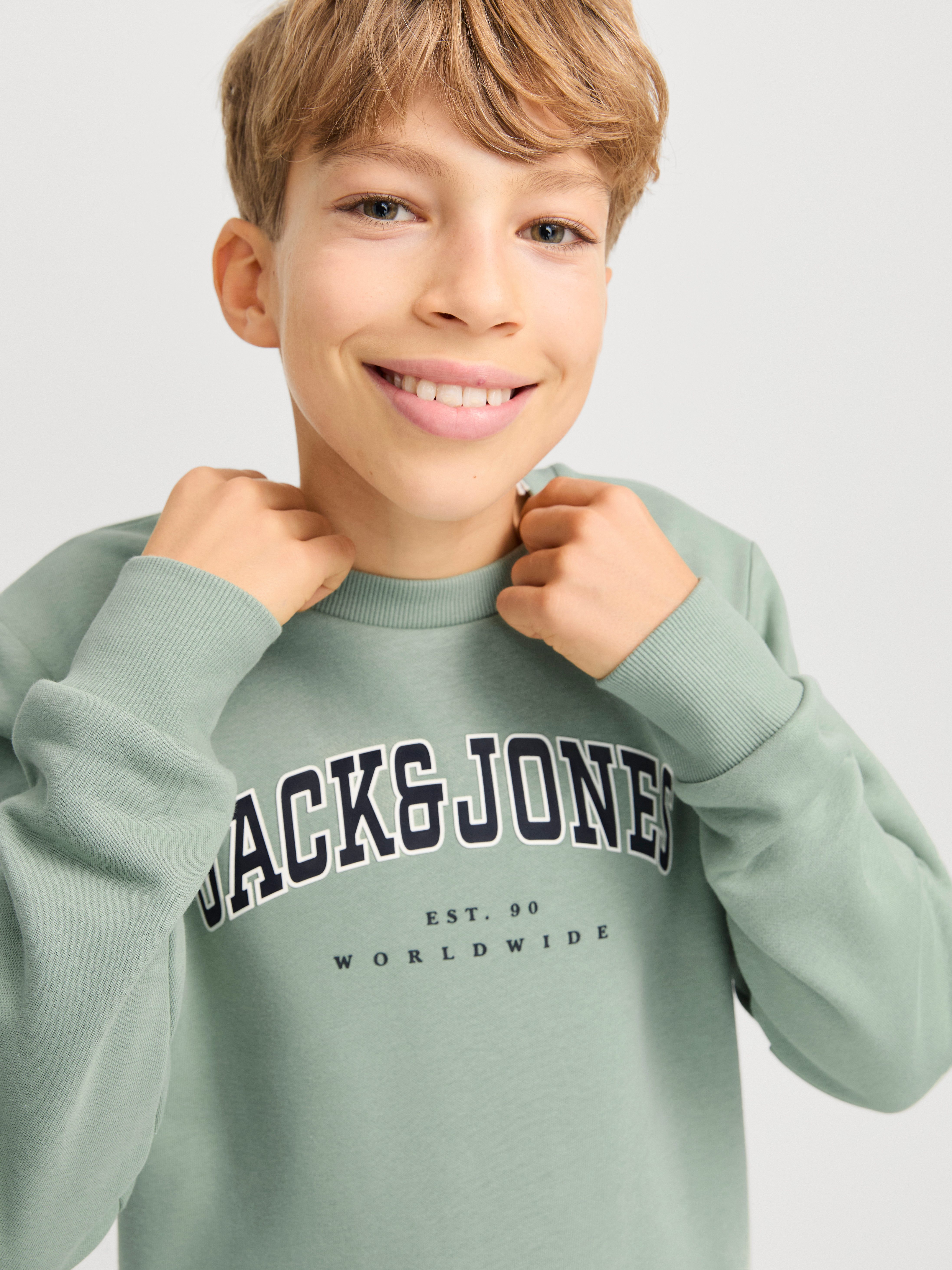 Jack & Jones Junior Sweatshirt JJECALEB VARSITY SWEAT CREW NECK SN JNR