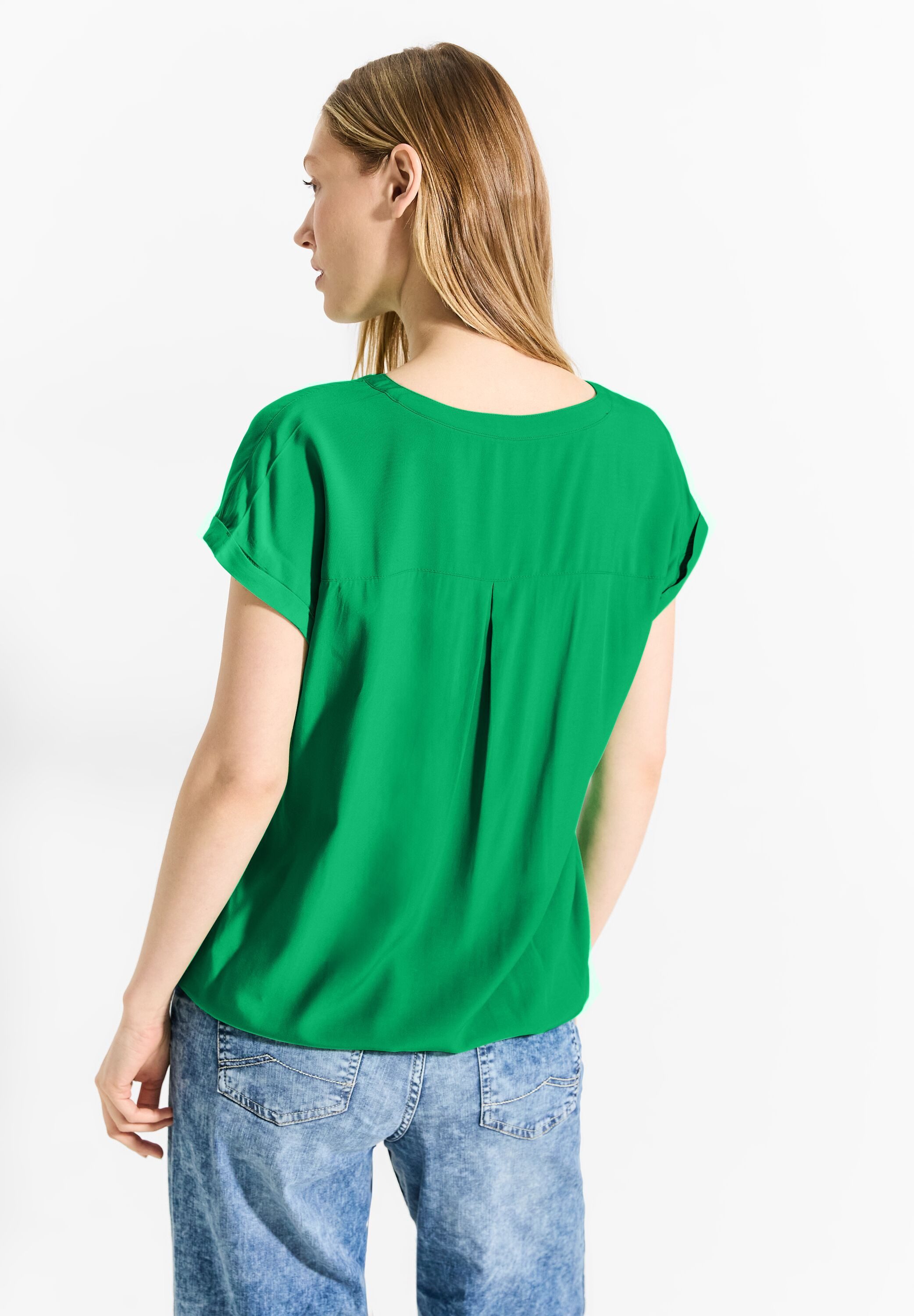 Cecil Blouse met korte mouwen met elastische band
