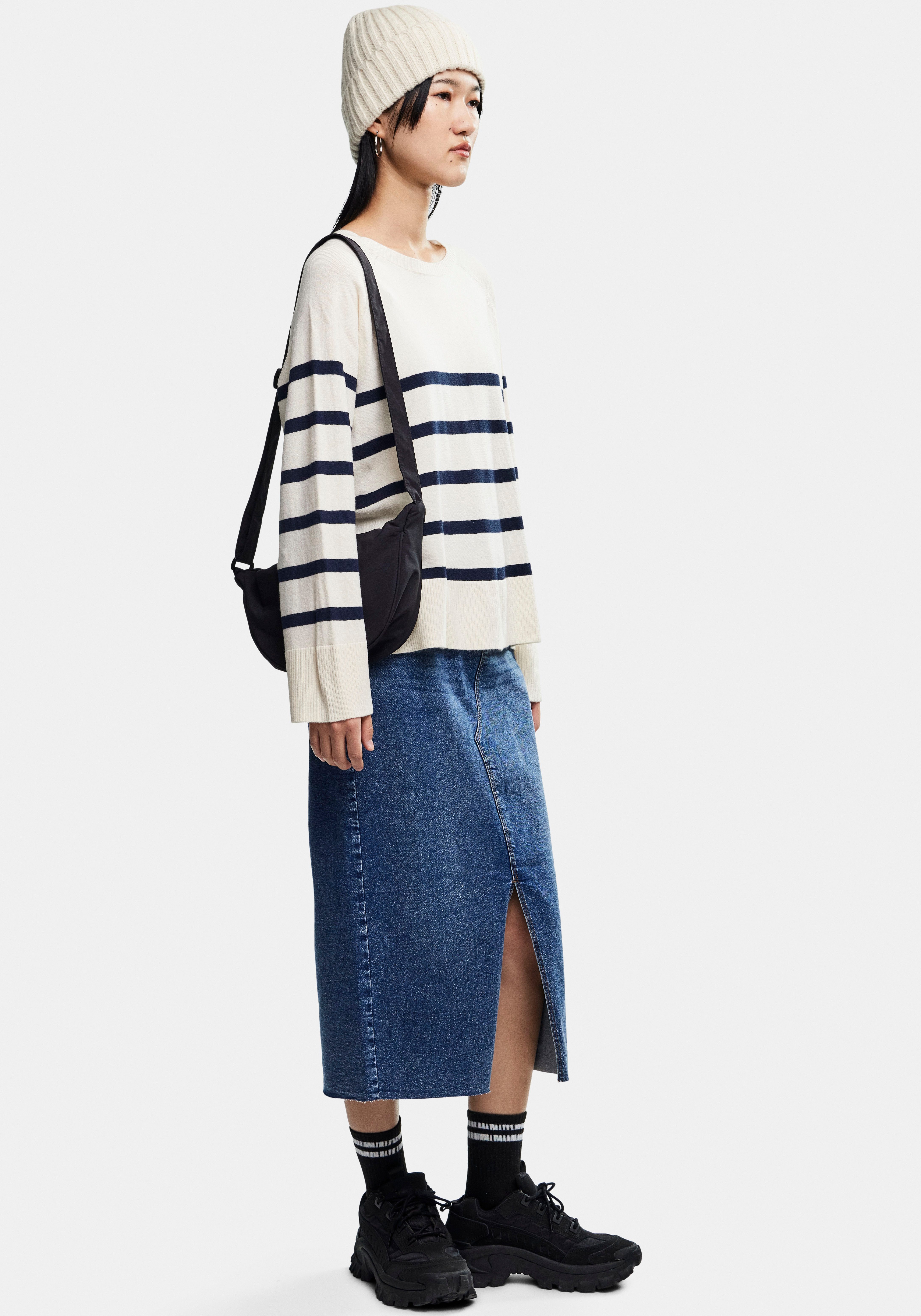 pieces Trui met ronde hals PCSIA LS KNIT NOOS BC
