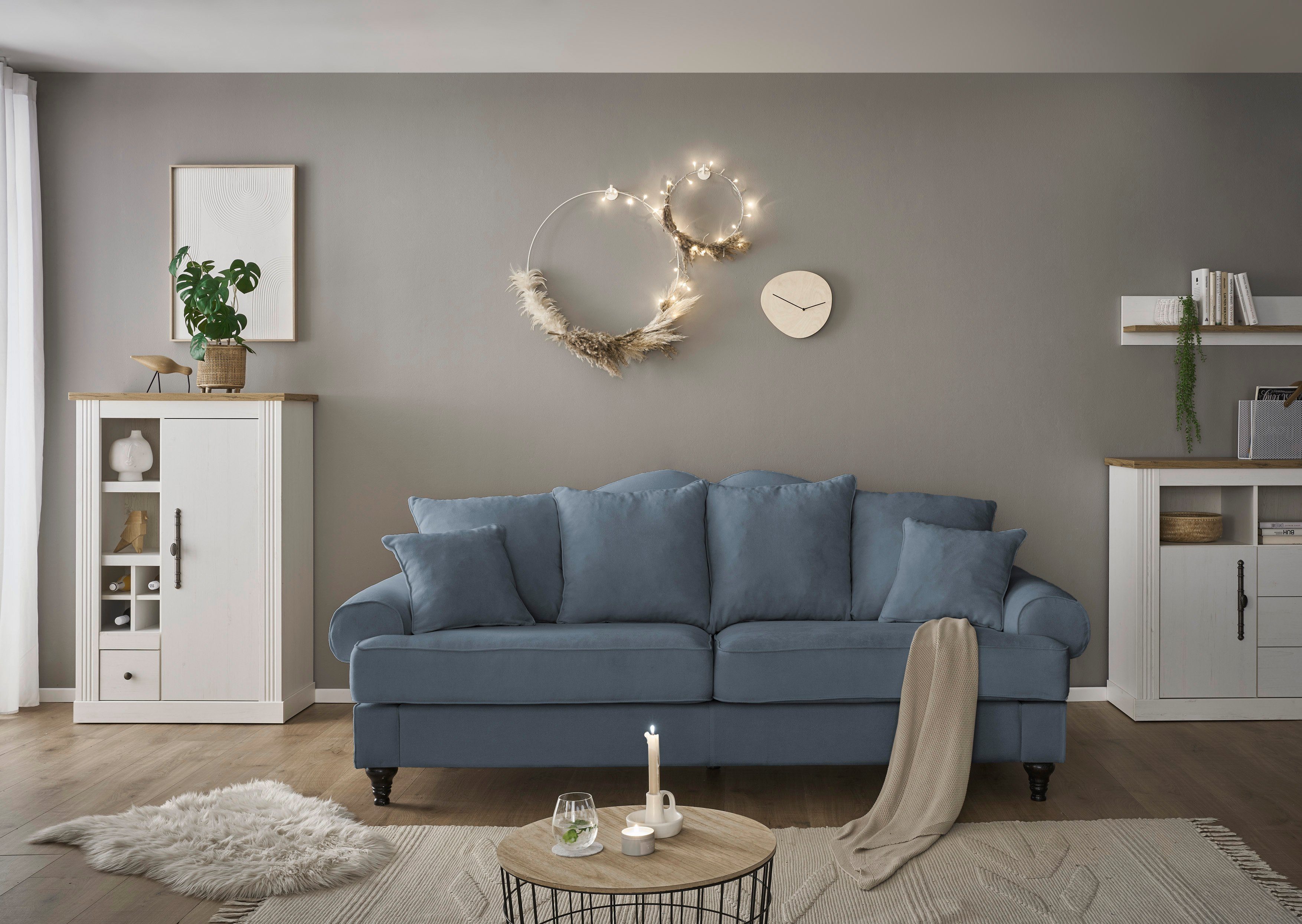 Home affaire 3,5-zitsbank Westminster met binnenveringsinterieur