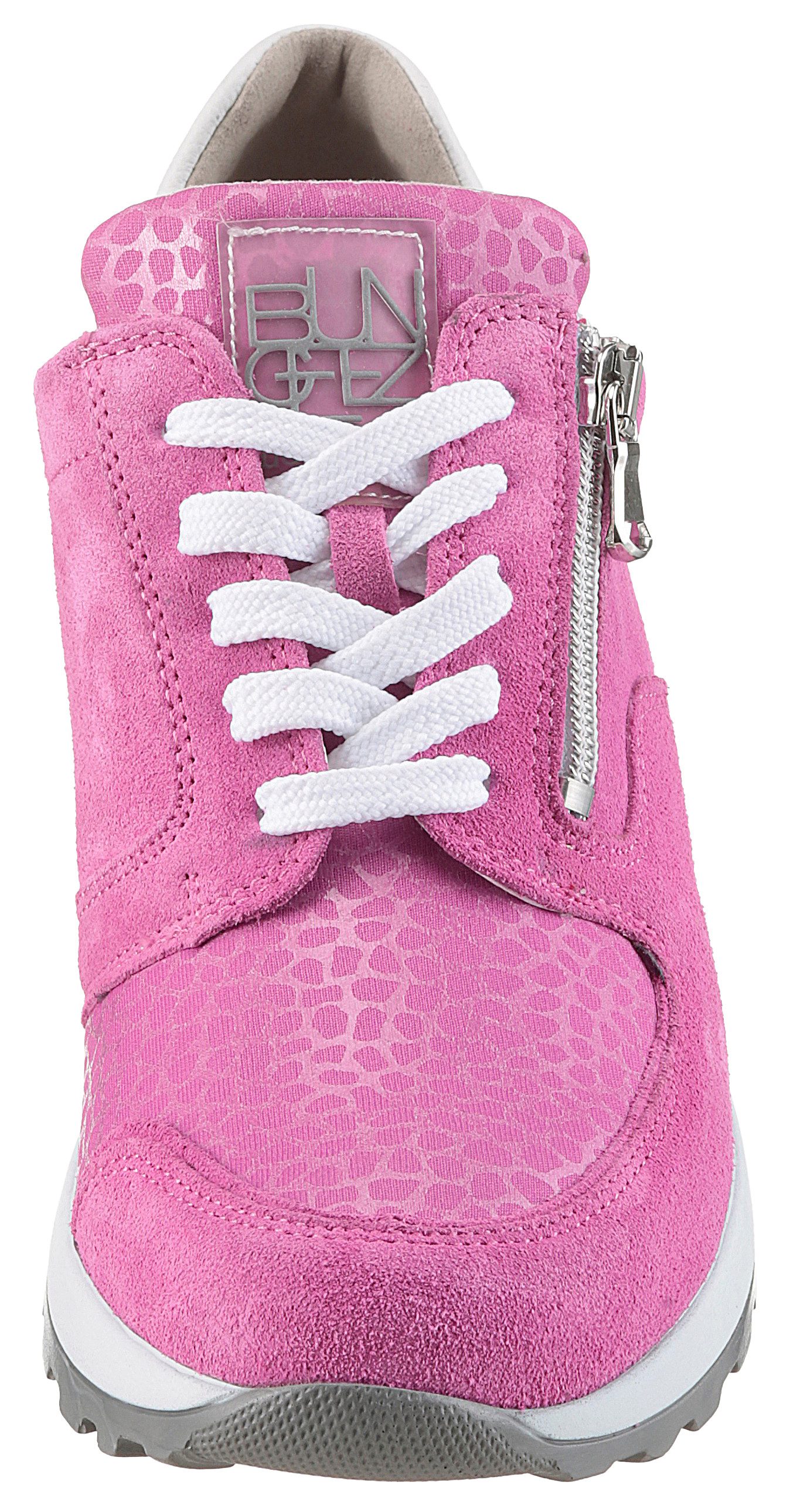 Waldläufer Sneakers met sleehak Hiroko , veterschoenen, vrijetijdsschoen, lage schoen, contrasterende afwerking, breedte h