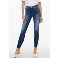 only skinny fit jeans onlblush life mid sk ank raw blauw