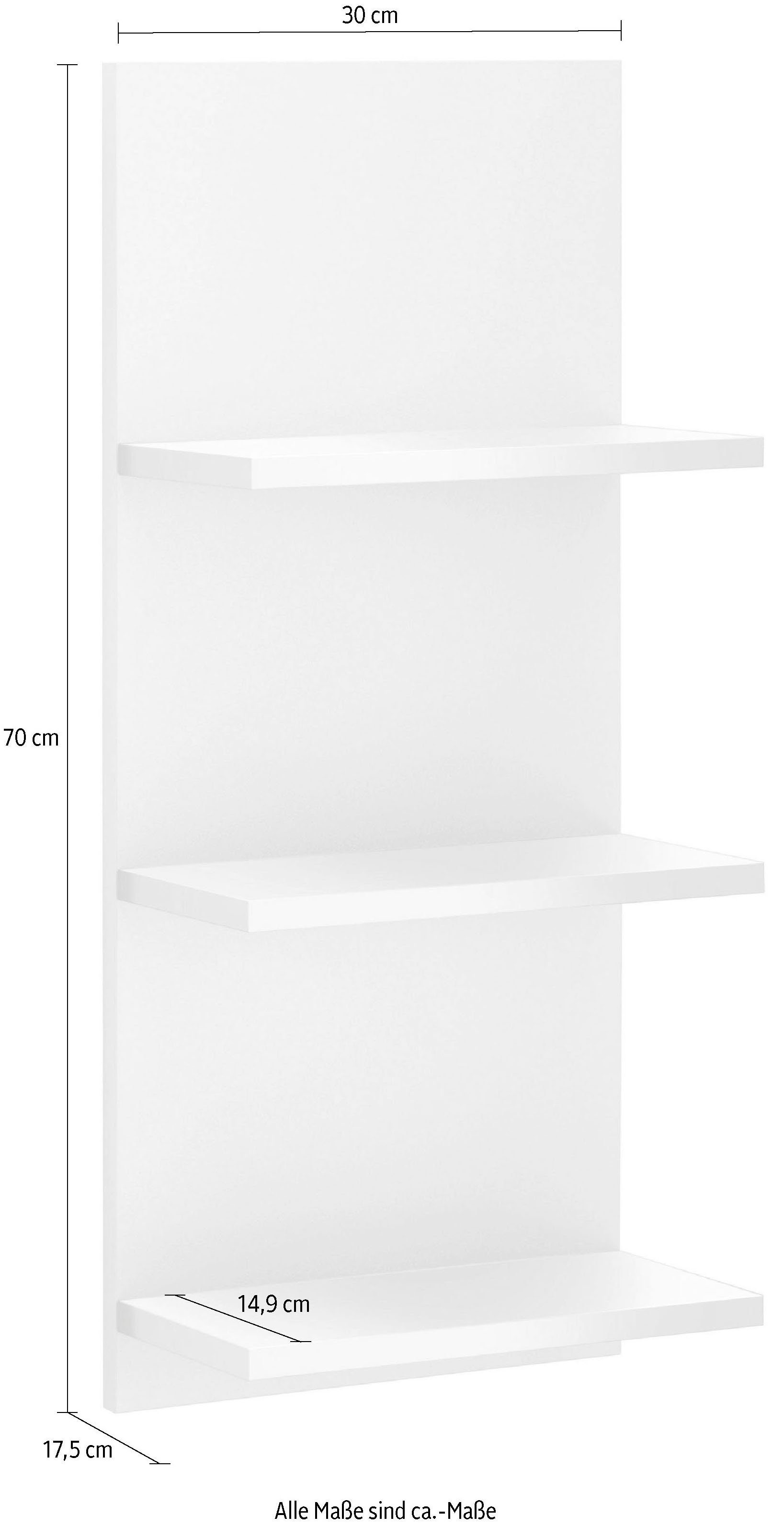welltime Wandplank Palermo, breedte 30 cm made in Germany
