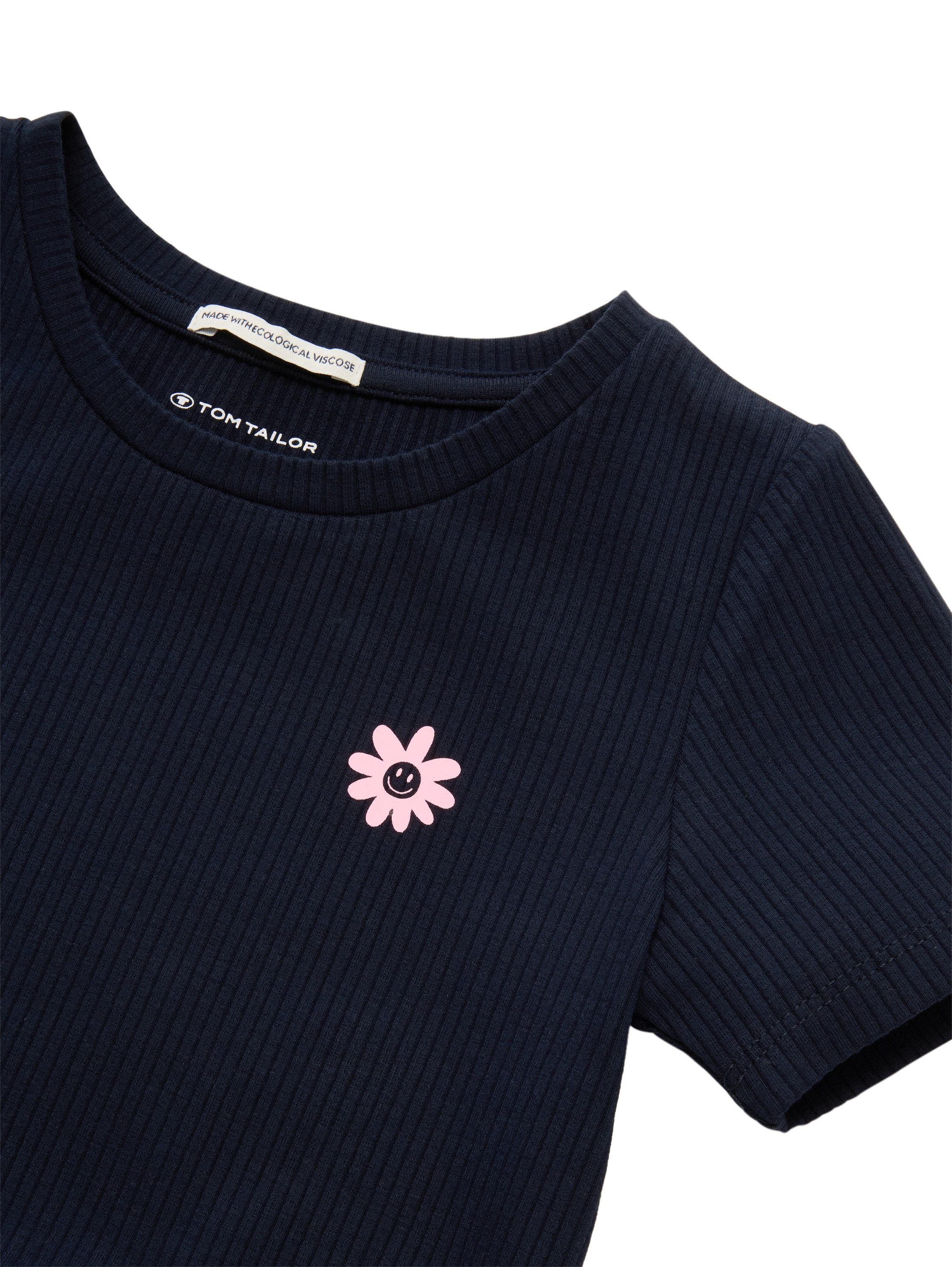 Tom Tailor Mini-jurk met ribstructuur