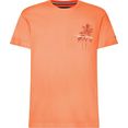 tommy hilfiger t-shirt palm box print tee oranje