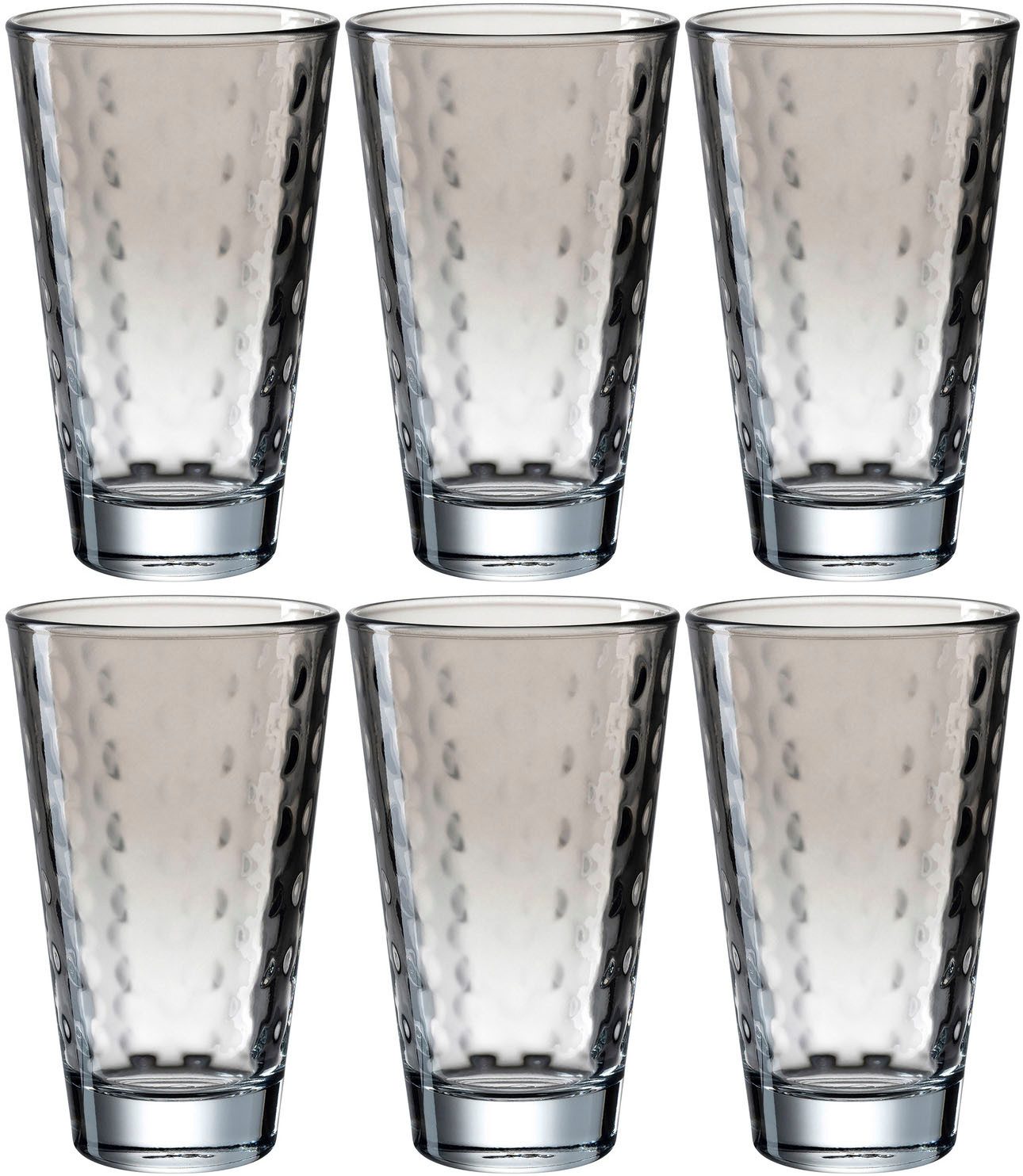 LEONARDO Longdrinkglas Optic 300 ml(set, 6-delig)