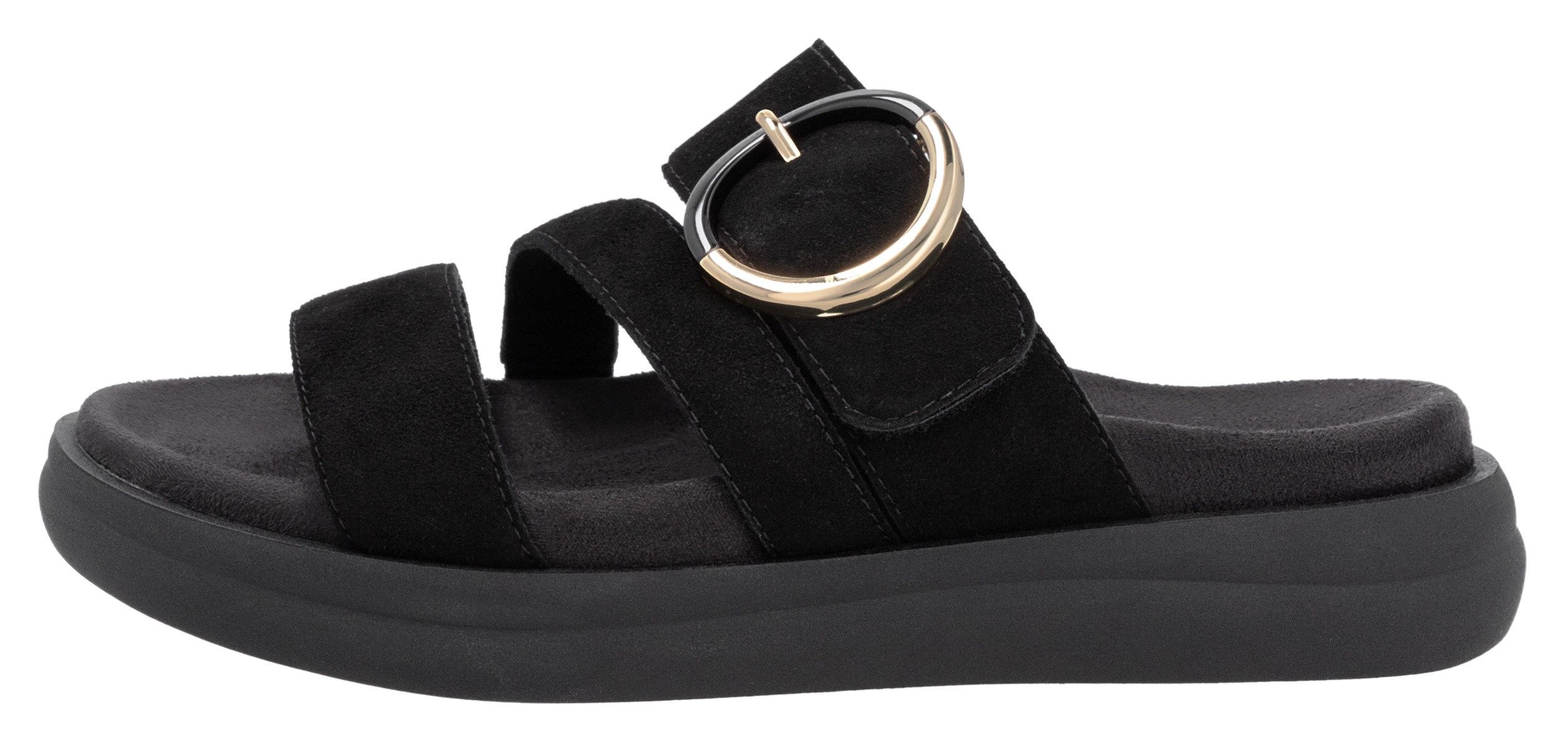 Remonte Slippers , zomer schoen, instapschoen, comfort schoen met grote decoratieve gesp