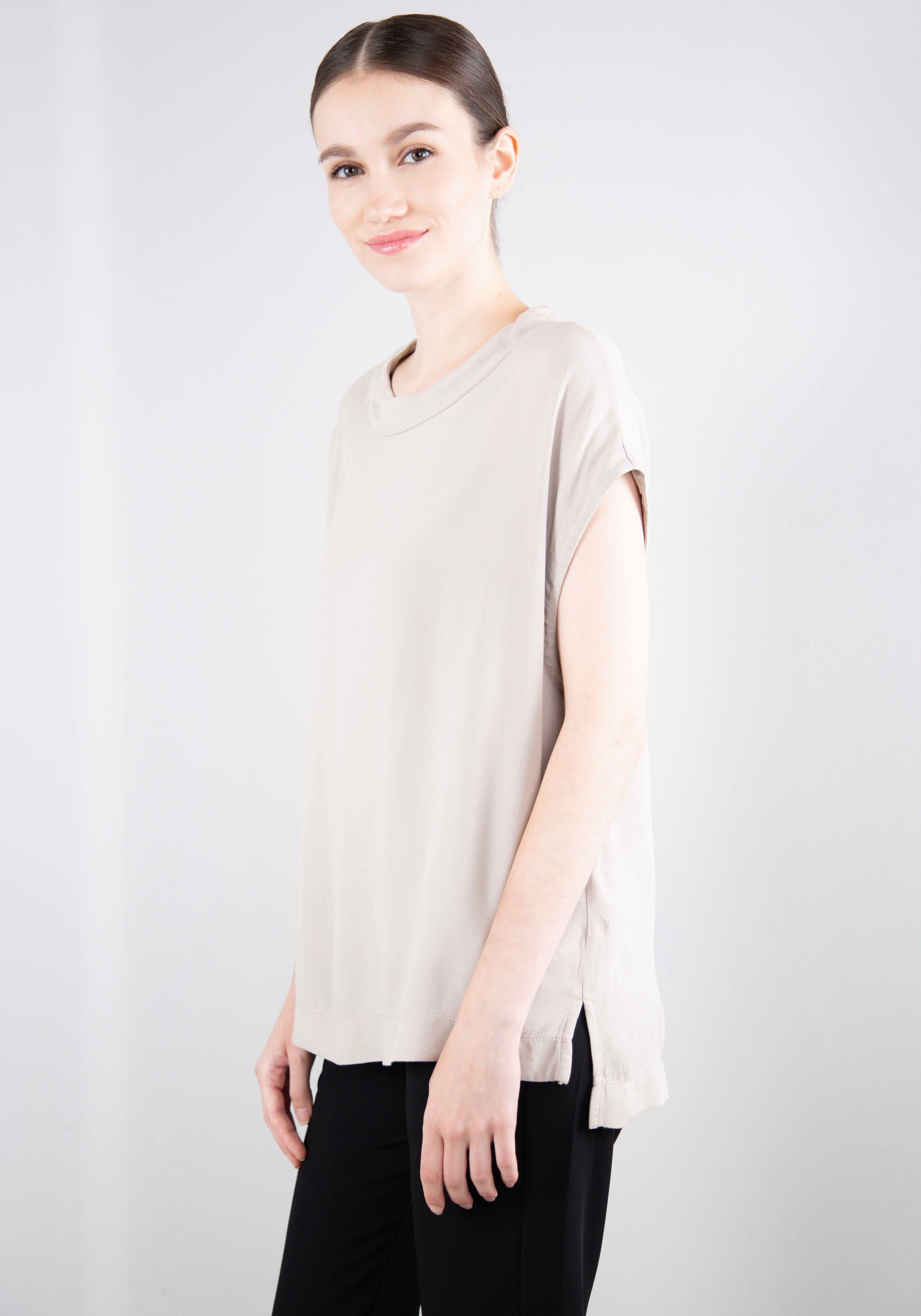 IMPERIAL Shirt met staande kraag IMP-TJ39BBZ Oversized cut